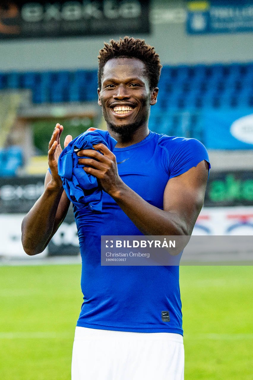 Trelleborgs Abdul Fatawu Safiu jublar