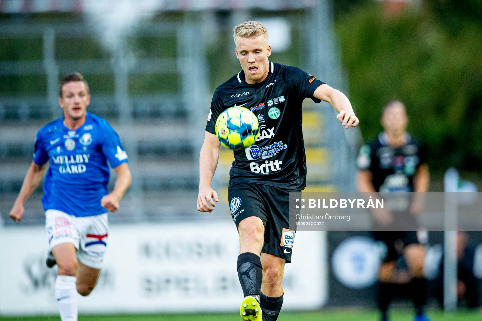 Västerås Simon Johansson mot Trelleborgs Hugo Andersson