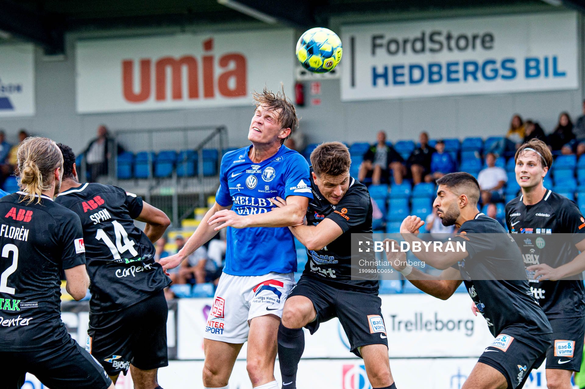 Trelleborgs Hugo Andersson mot Västerås Jesper Florén,
