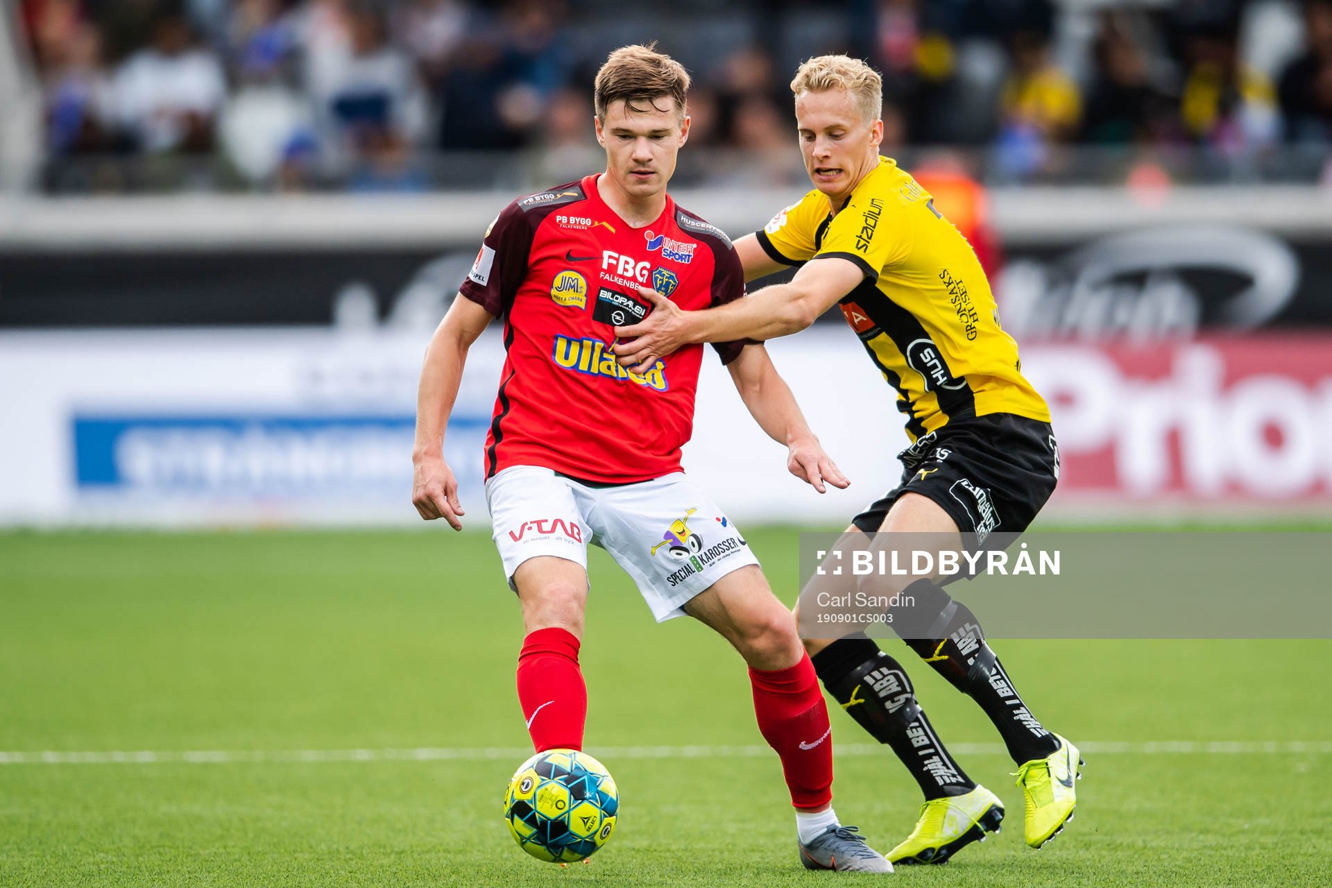 Falkenbergs Kirill Pogrebnyak och Häckens Gustav Berggren