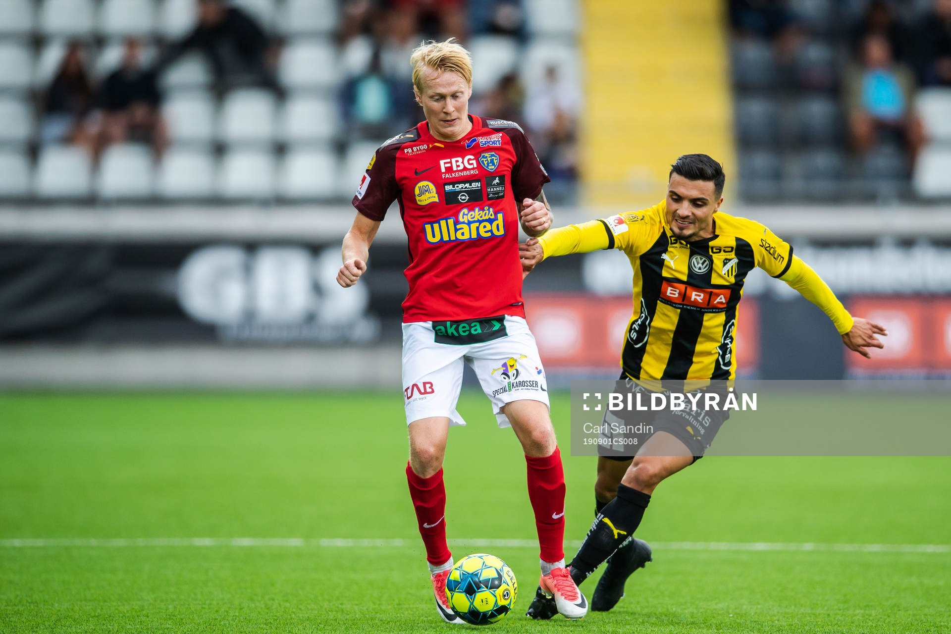 Falkenbergs Jacob Ericsson och Häckens Ahmed Yasin