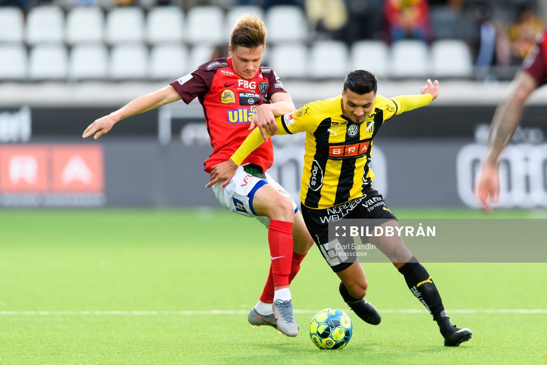Falkenbergs Kirill Pogrebnyak och Häckens Ahmed Yasin