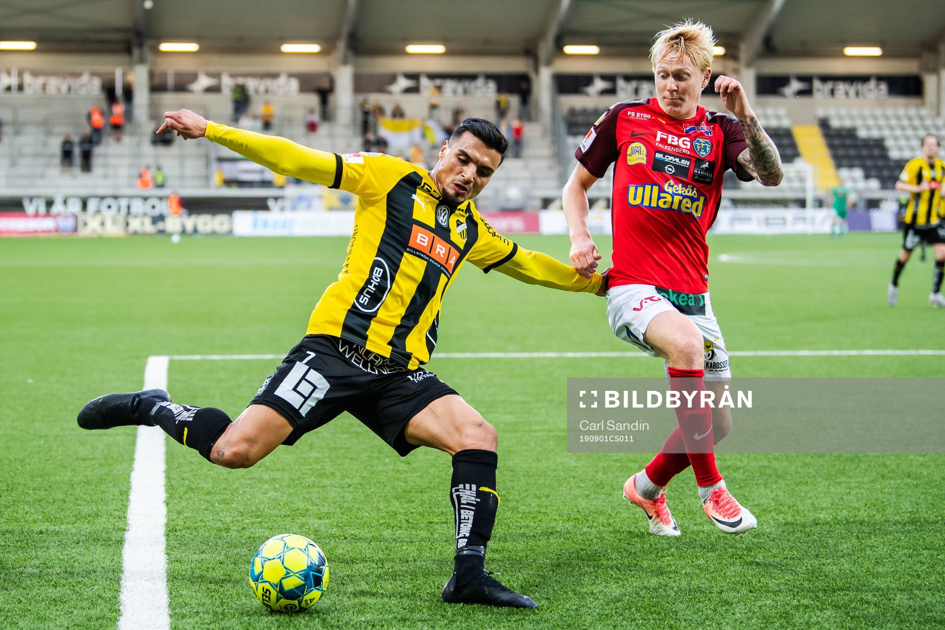 Häckens Ahmed Yasin och Falkenbergs Jacob Ericsson