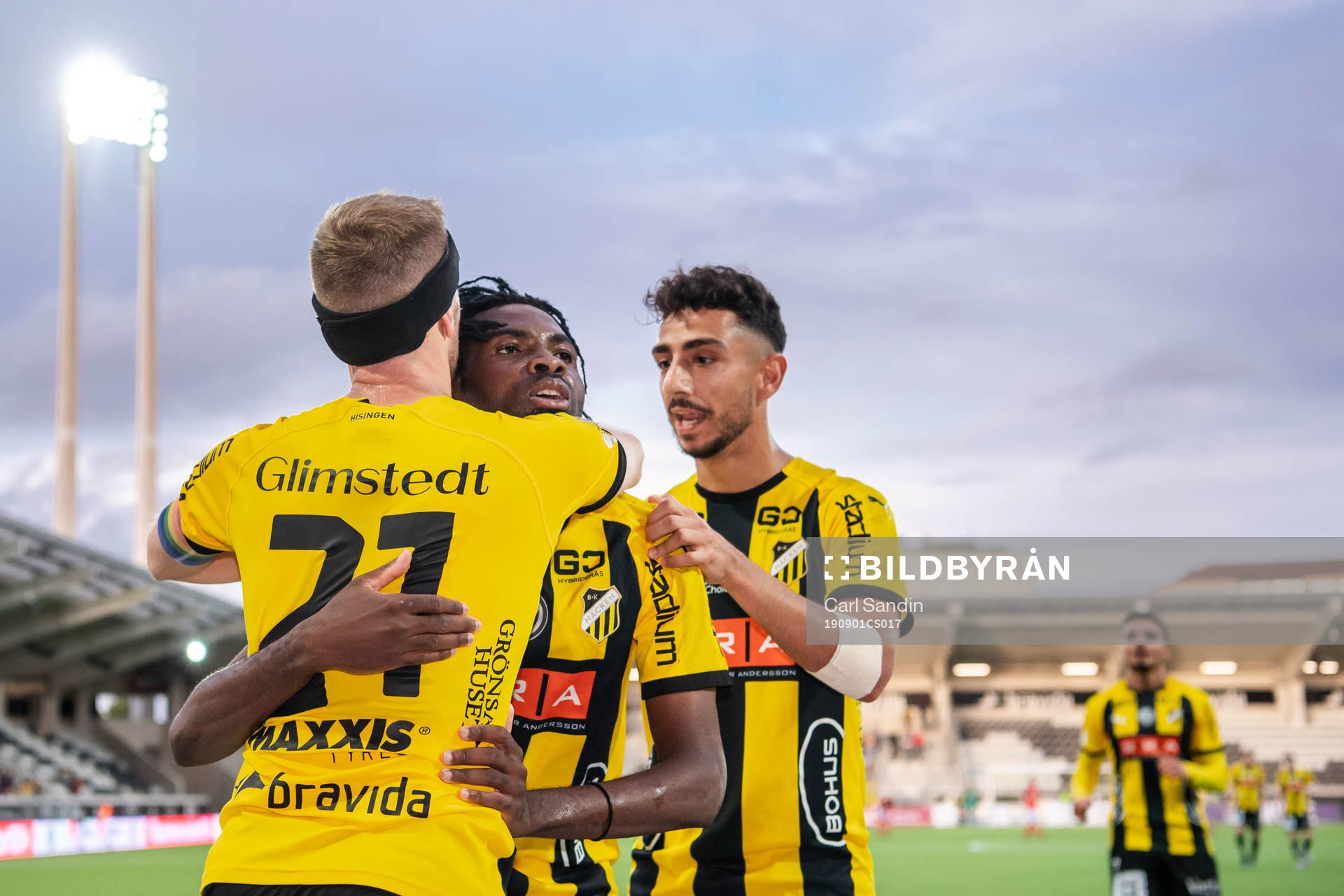 Häckens Rasmus Lindgren, Kwame Kizito och Daleho Irandust