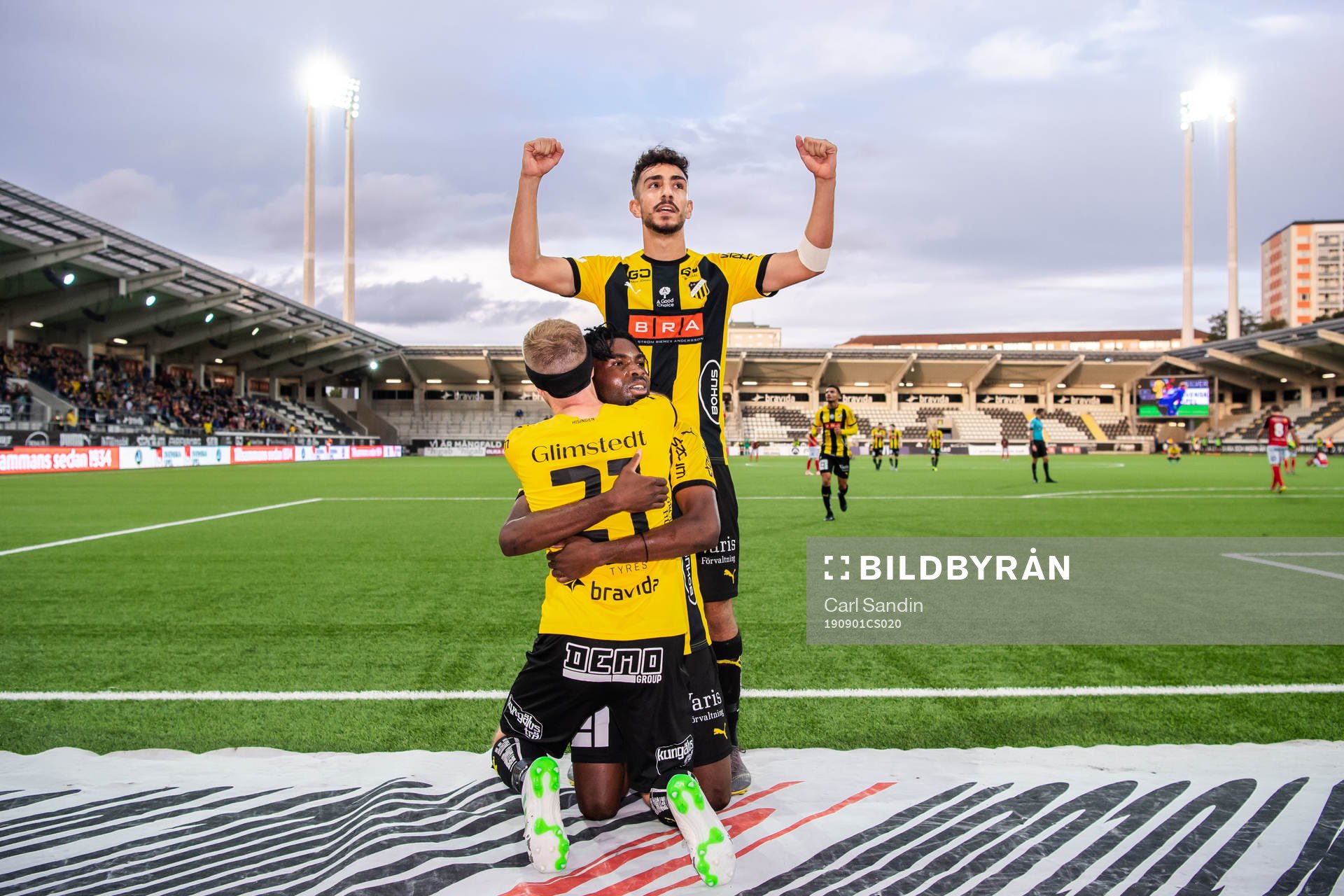 Häckens Rasmus Lindgren, Kwame Kizito och Daleho Irandust