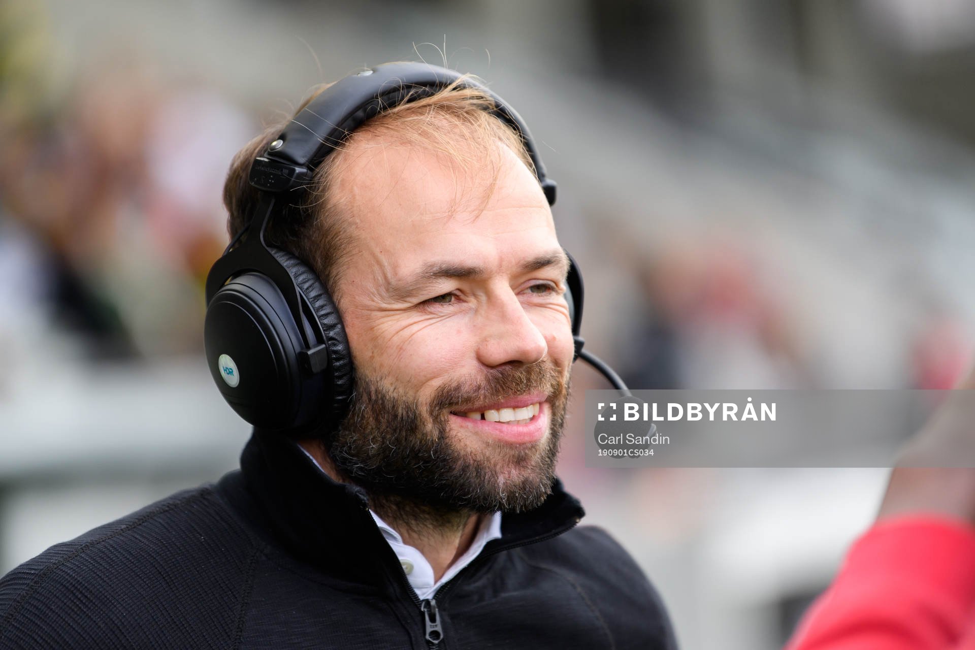 Häckens tränare Andreas Alm under fotbollsmatchen i Allsvenskan mellan Häcken och Falkenberg den 1 september 2019 i Göteborg.