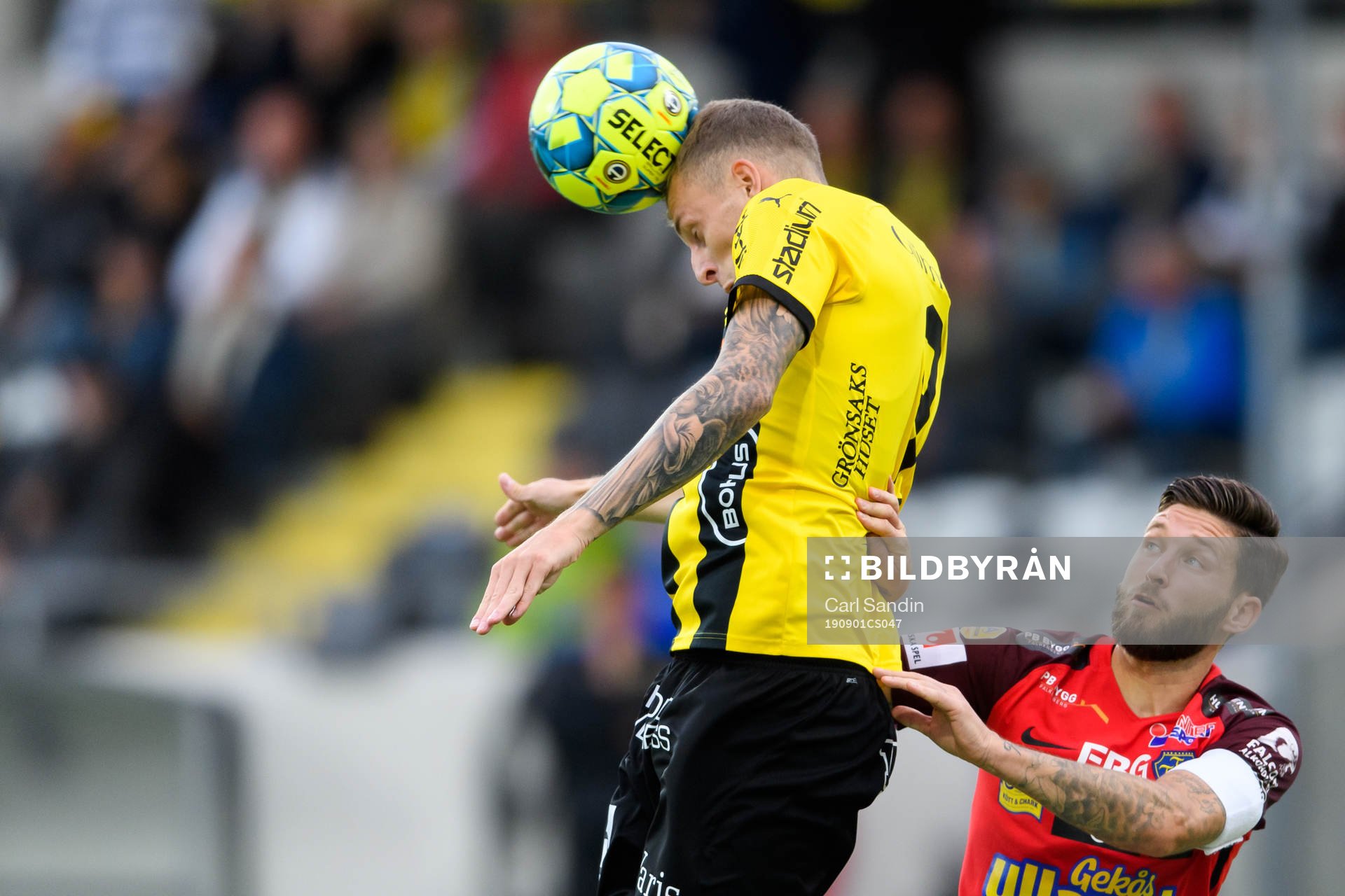 Häckens Gustaf Nilsson och Falkenbergs Tibor Joza