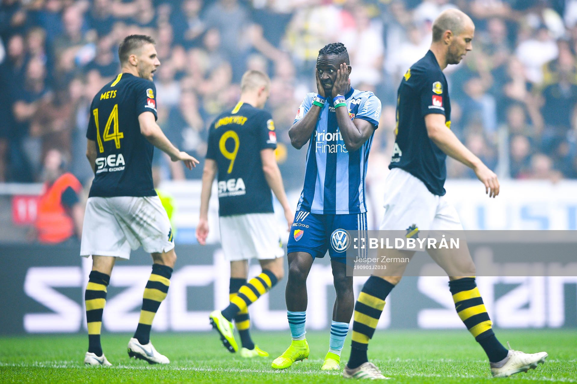 Djurgårdens Mohamed Buya Turay deppar