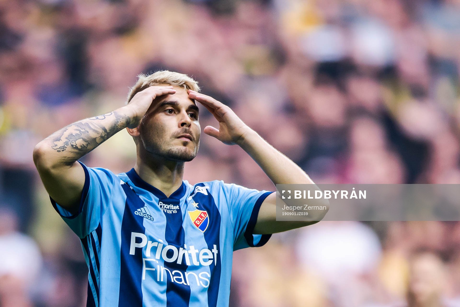 Djurgårdens Astrit Ajdarevic deppar