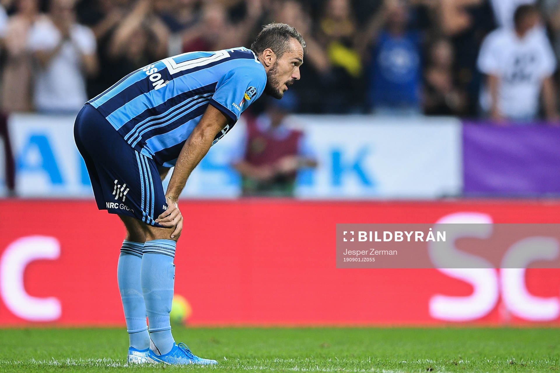 Djurgårdens Emir Kujovic deppar