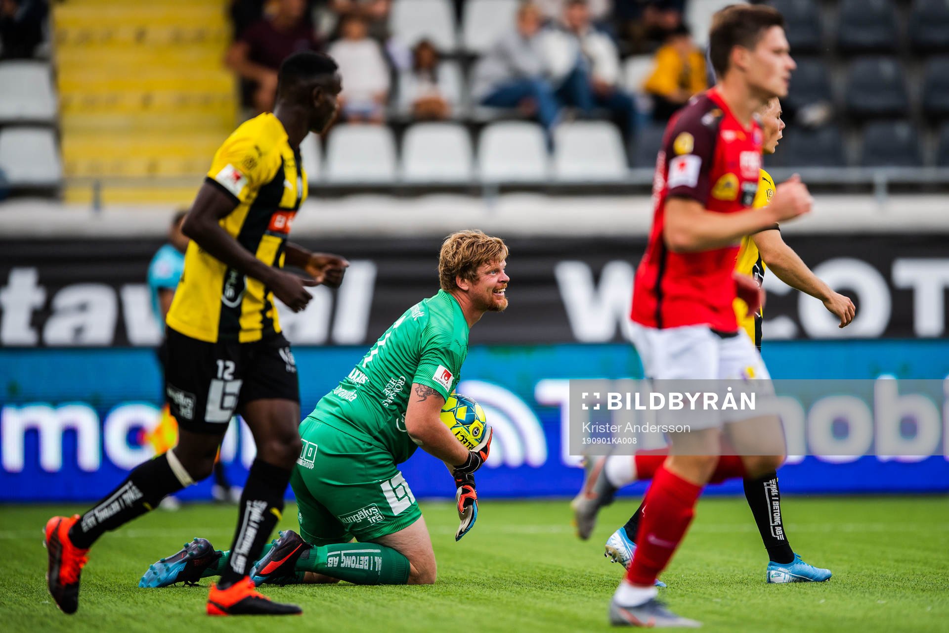 Häckens målvakt Christoffer Källqvist