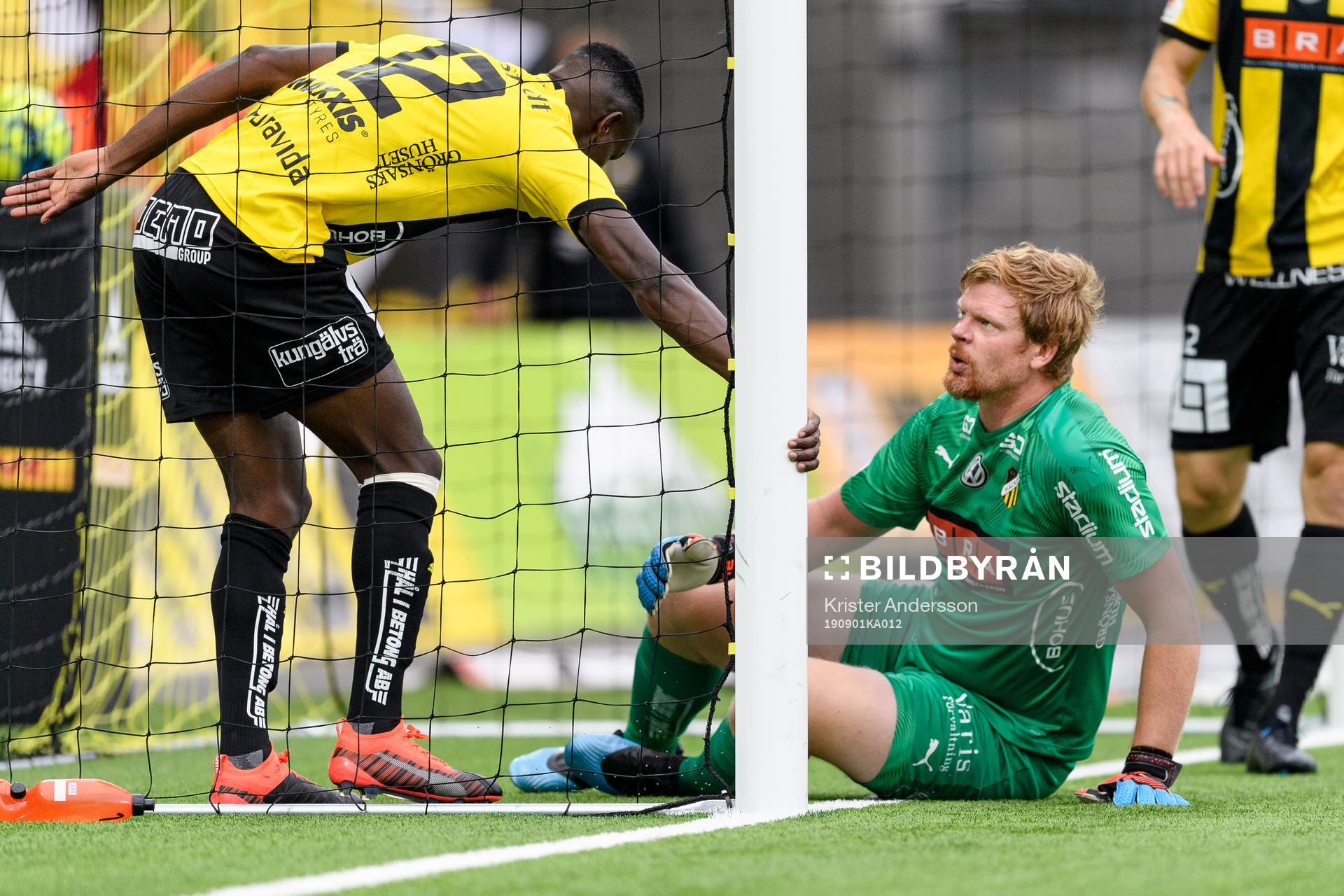 Häckens målvakt Christoffer Källqvist