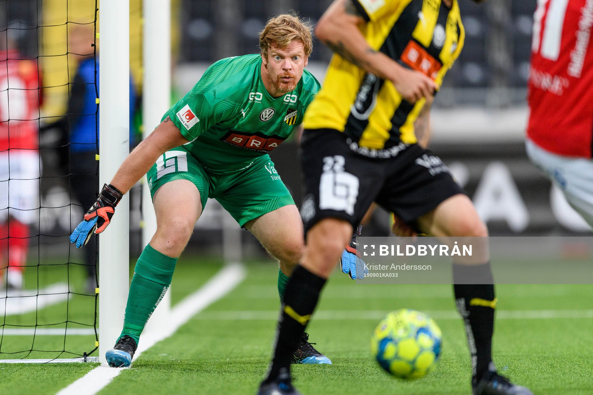Häckens målvakt Christoffer Källqvist