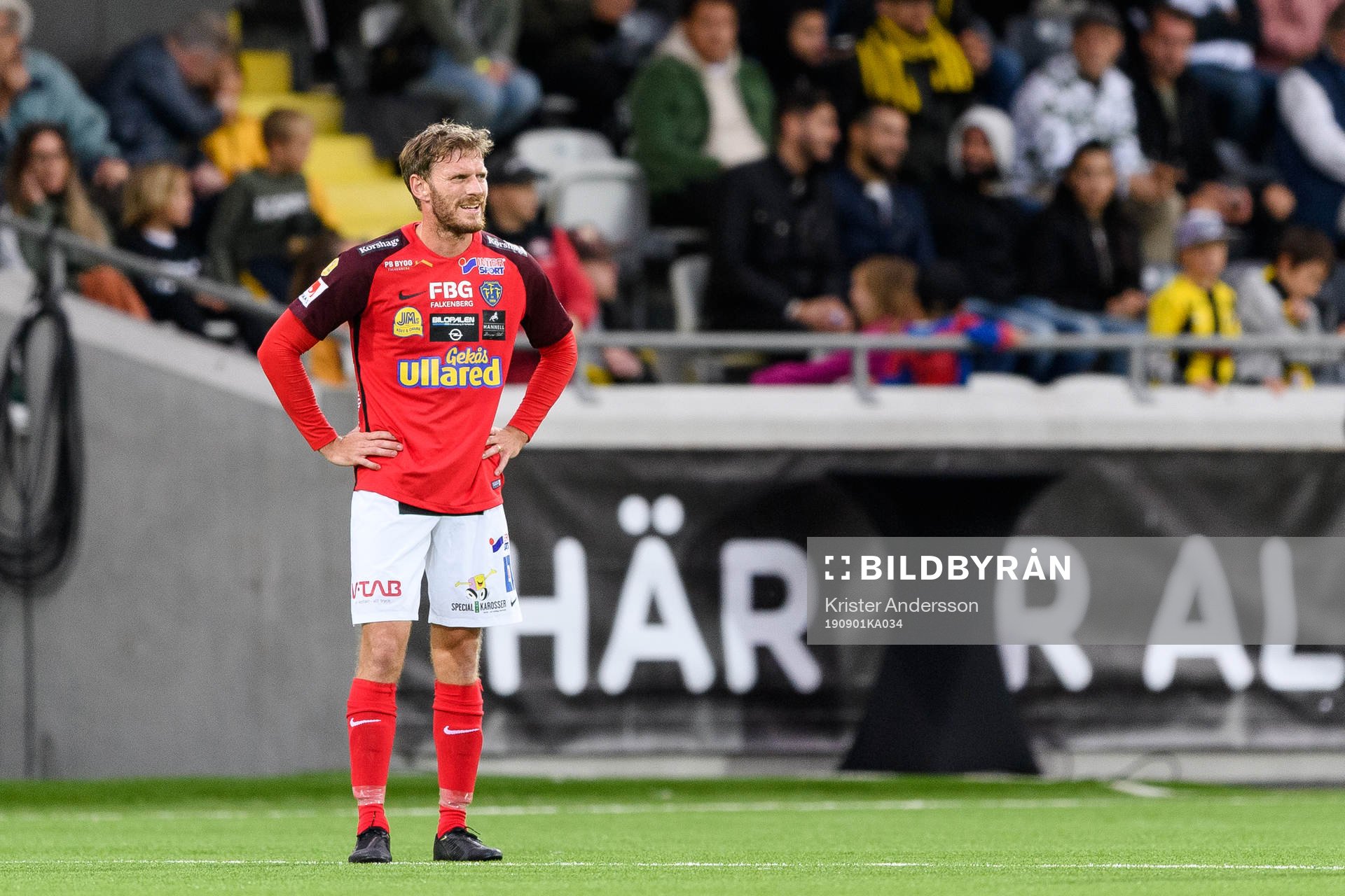 Falkenbergs Karl Söderström  fotbollsmatchen i