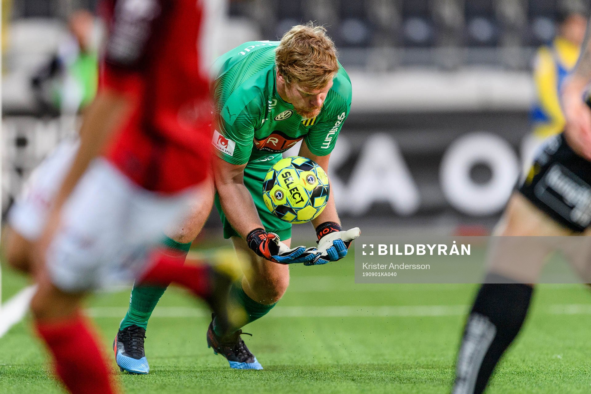 Häckens målvakt Christoffer Källqvist