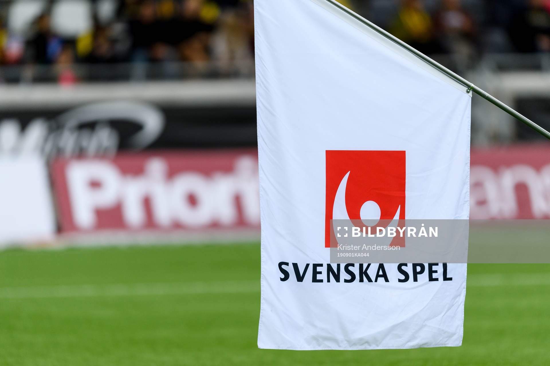 Flagga med Svenska Spel