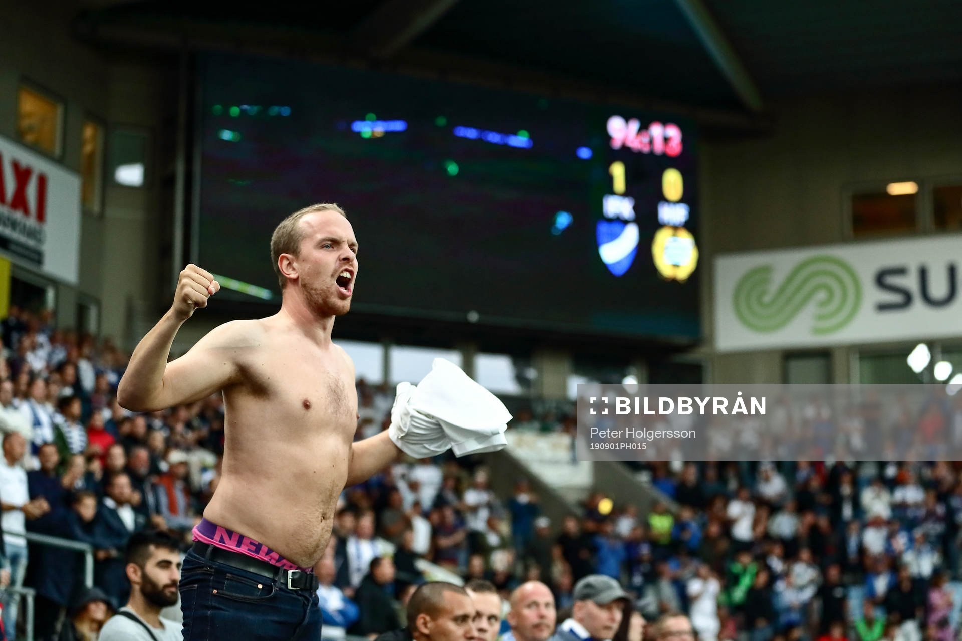under fotbollsmatchen i Allsvenskan mellan IFK Norrköping