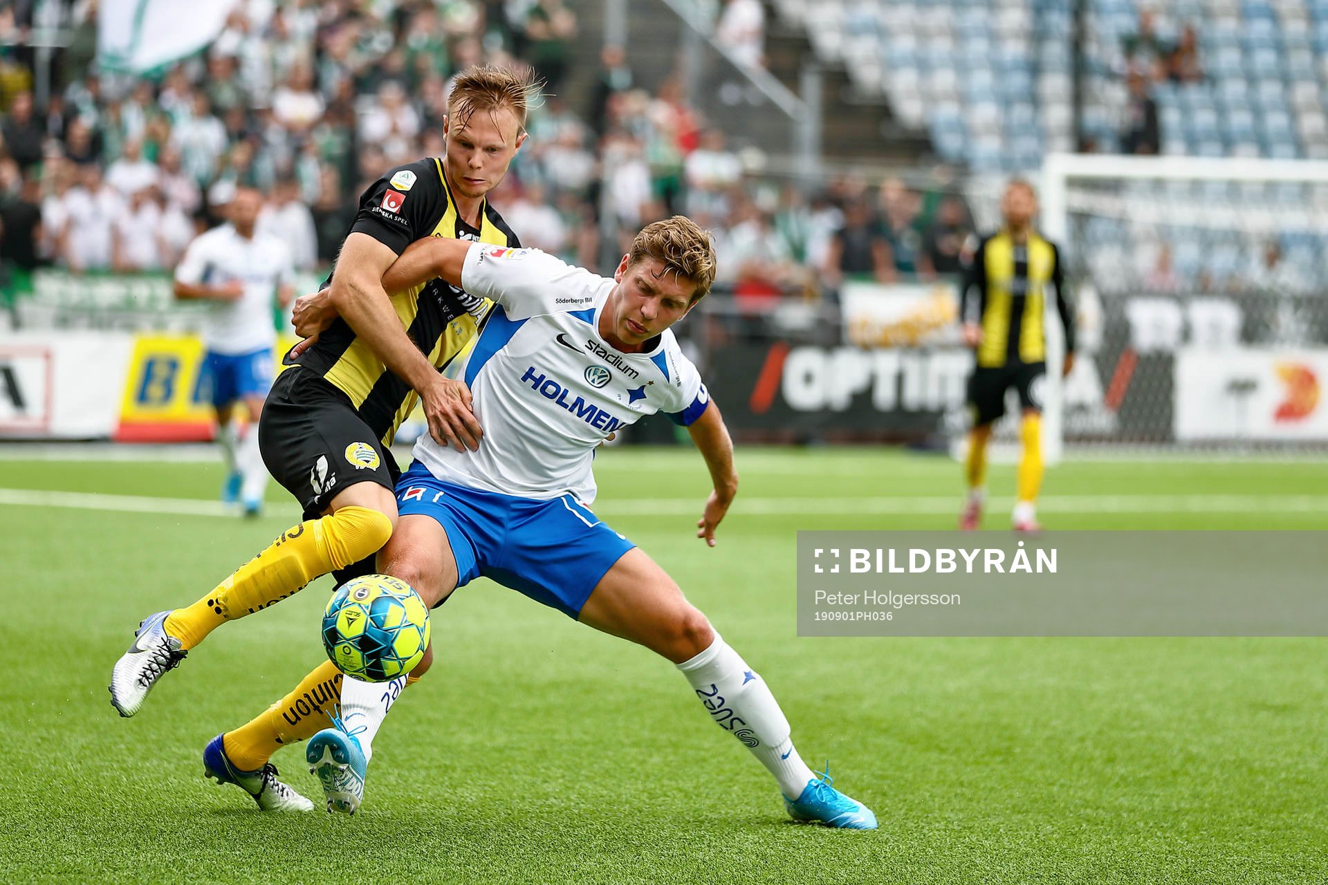 Hammarbys Tim Söderström och IFK Norrköpings Alexander