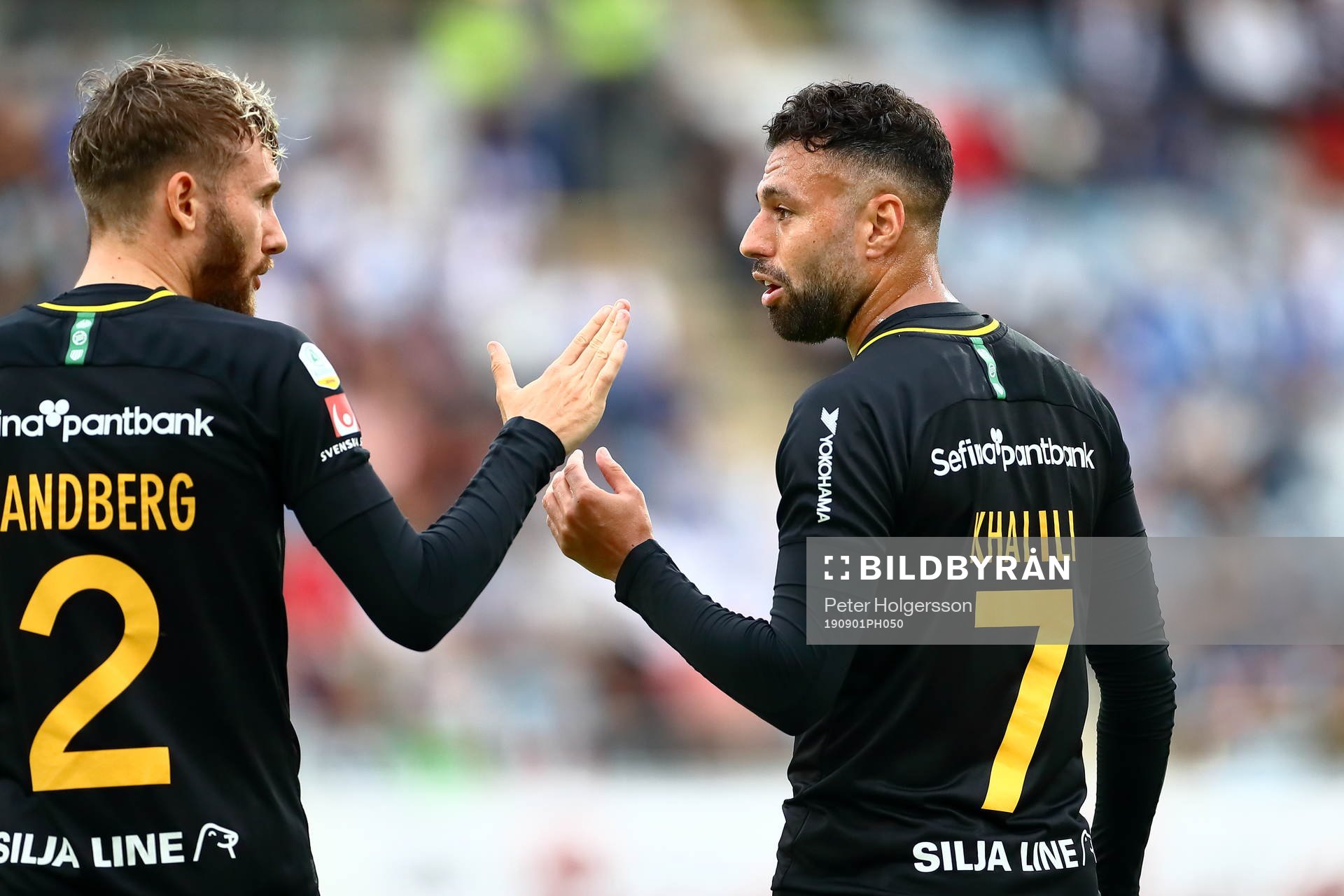 Hammarbys Simon Sandberg och Imad Khalili