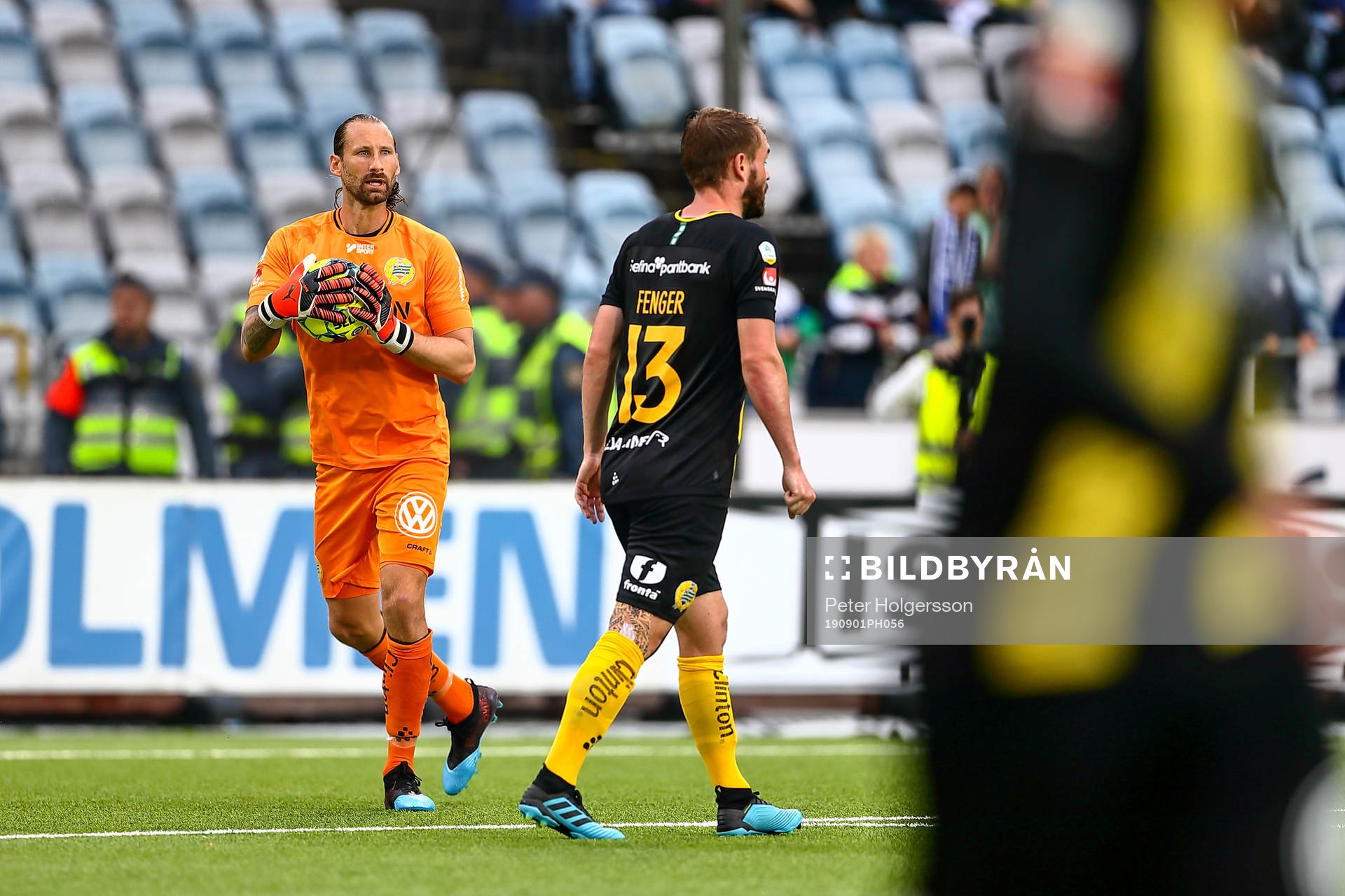 Hammarbys målvakt Johan Wiland