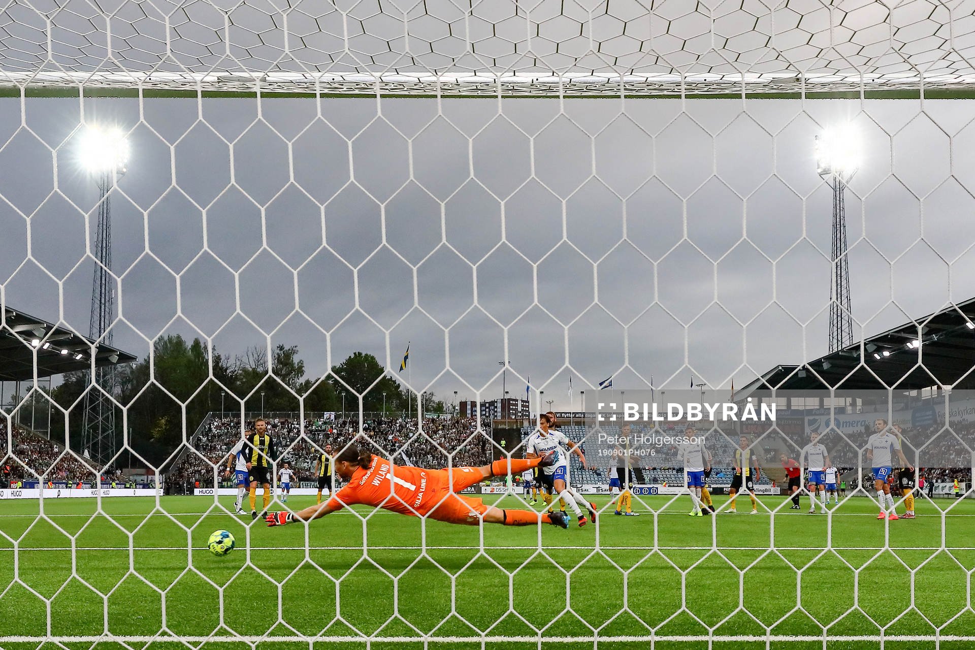 Hammarbys målvakt Johan Wiland