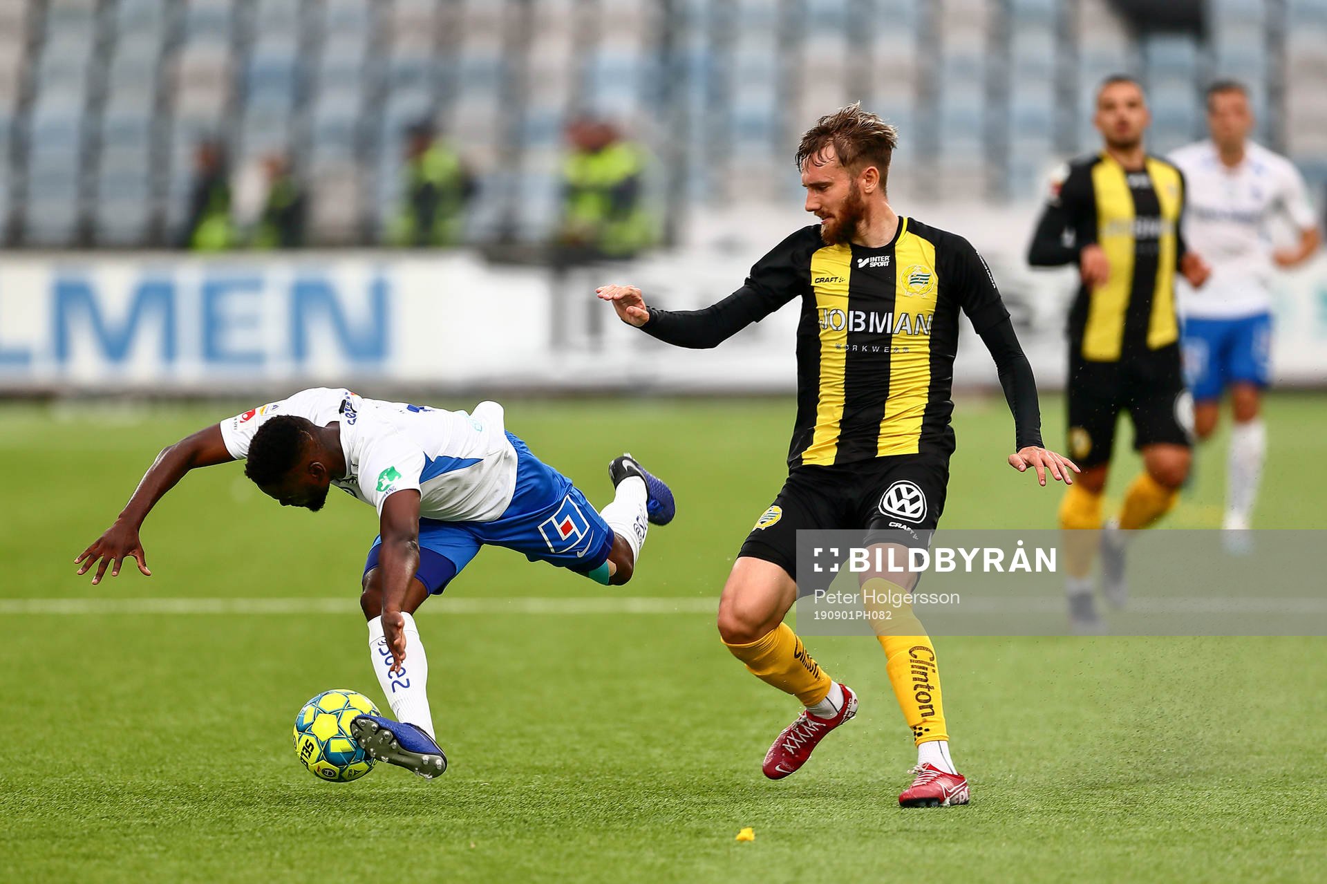 IFK Norrköpings Maic Sema  och Hammarbys Mads Fenger