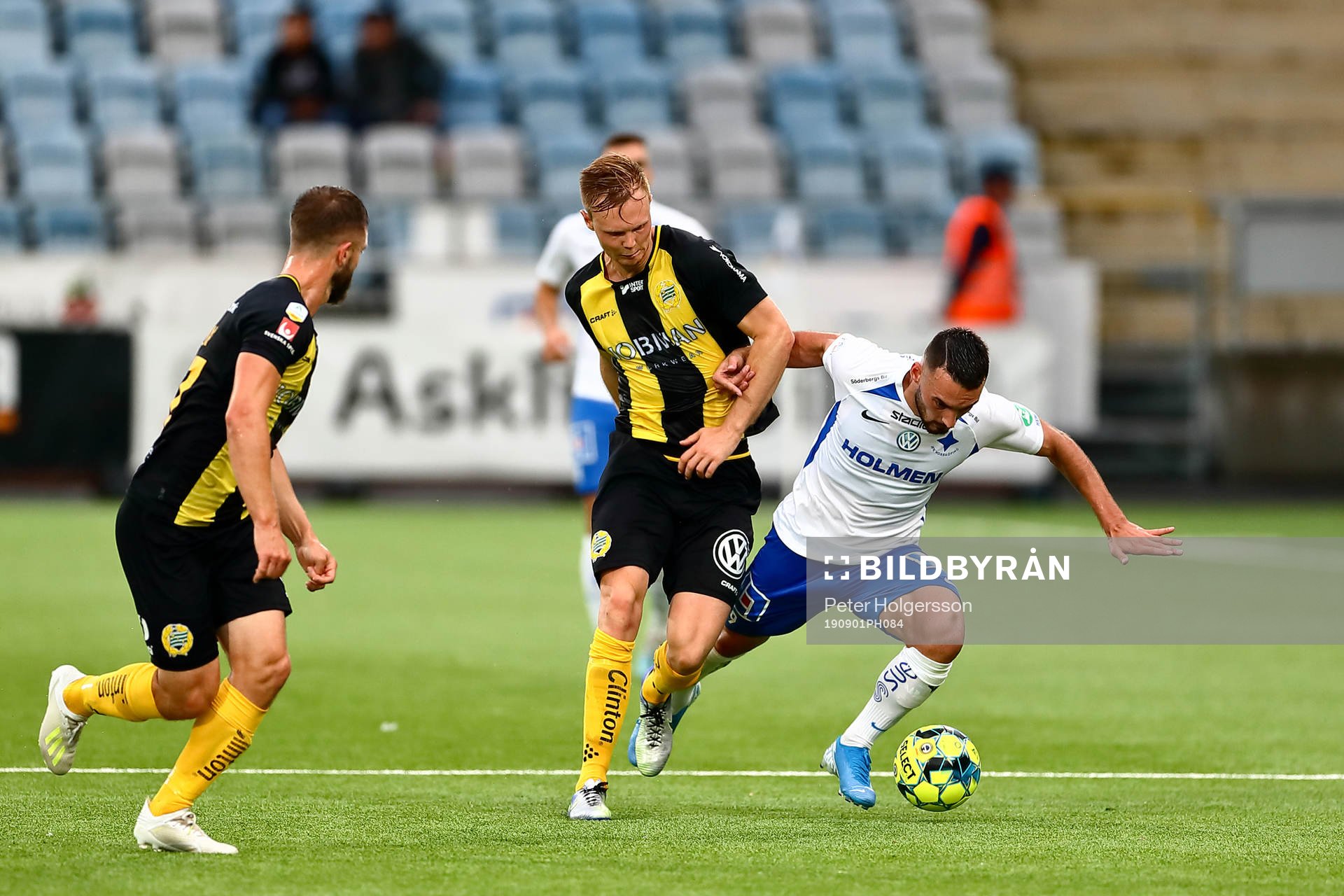 Hammarbys Aron Johannsson och IFK Norrköpings Sead