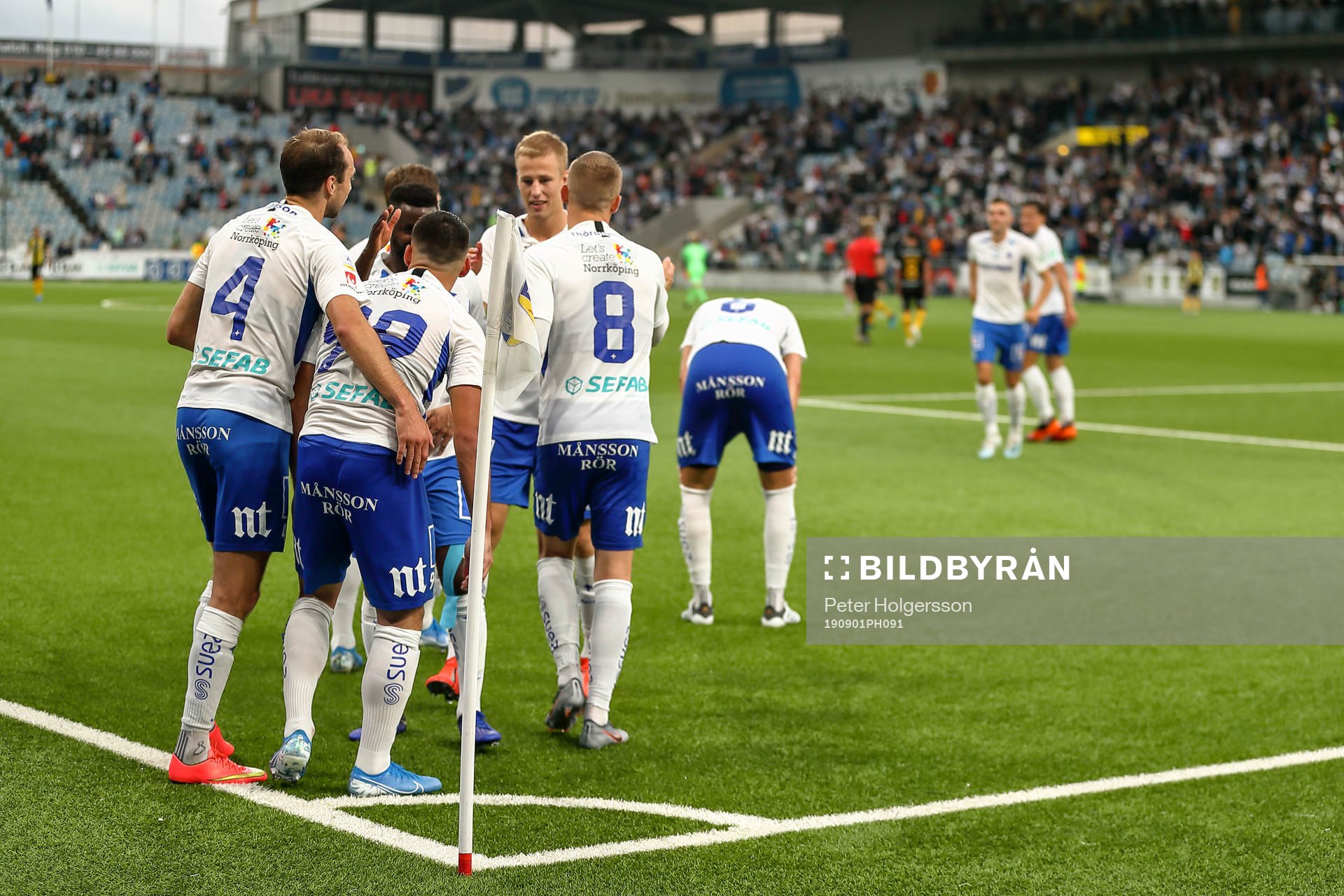 under fotbollsmatchen i Allsvenskan mellan IFK Norrköping