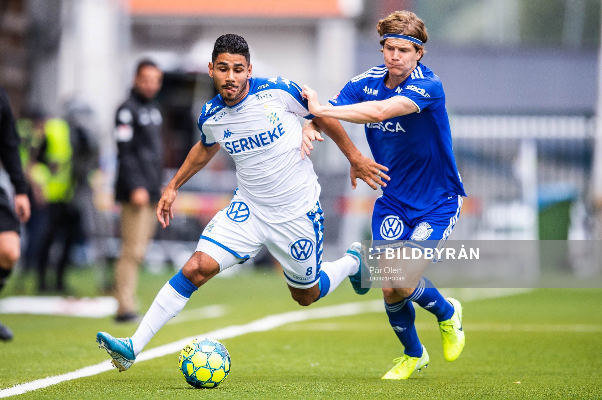 IFK Göteborgs Hosam Aiesh och Sundsvalls Oliver Berg