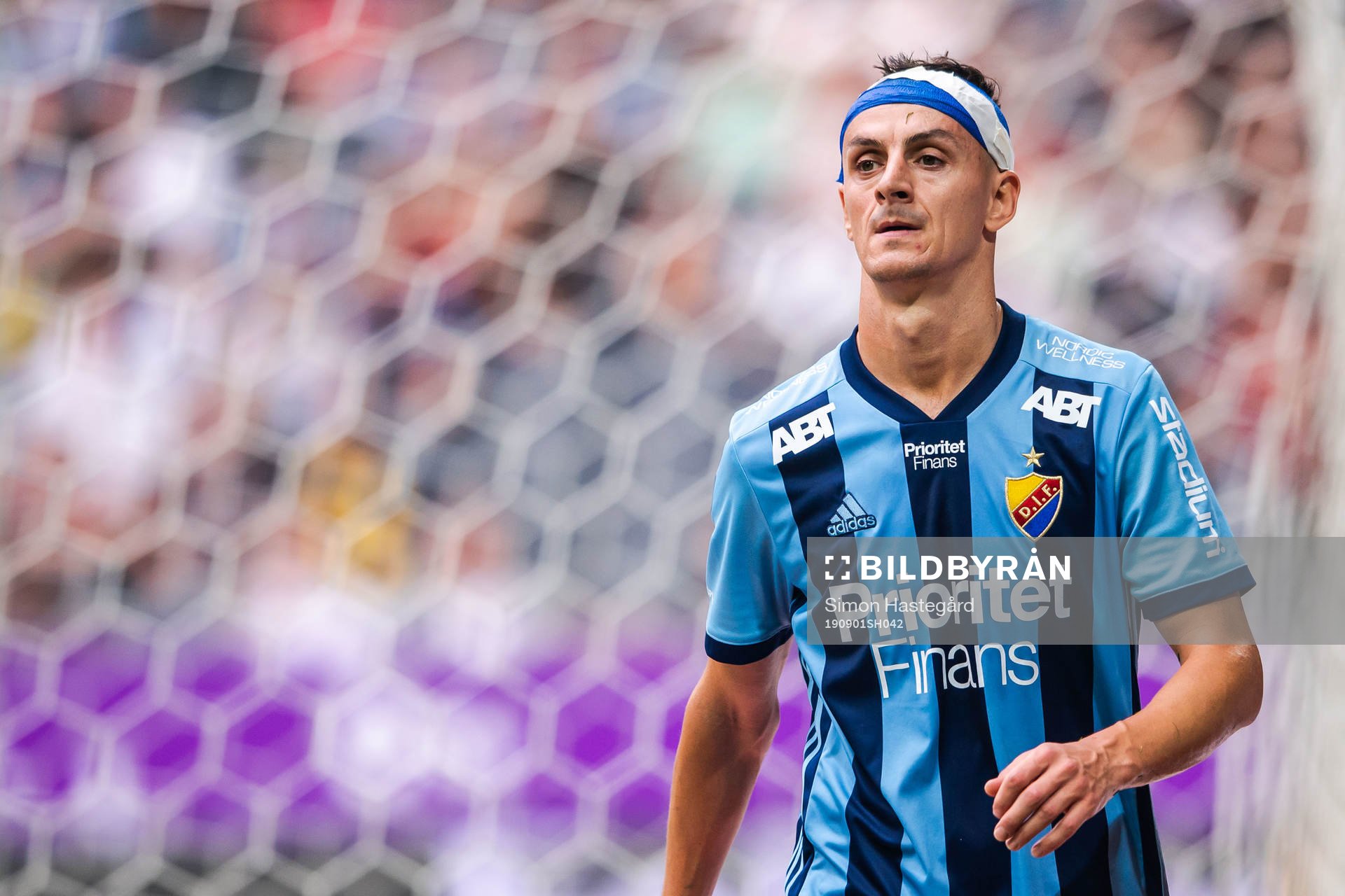 Djurgårdens Haris Radetinac lämnar planen