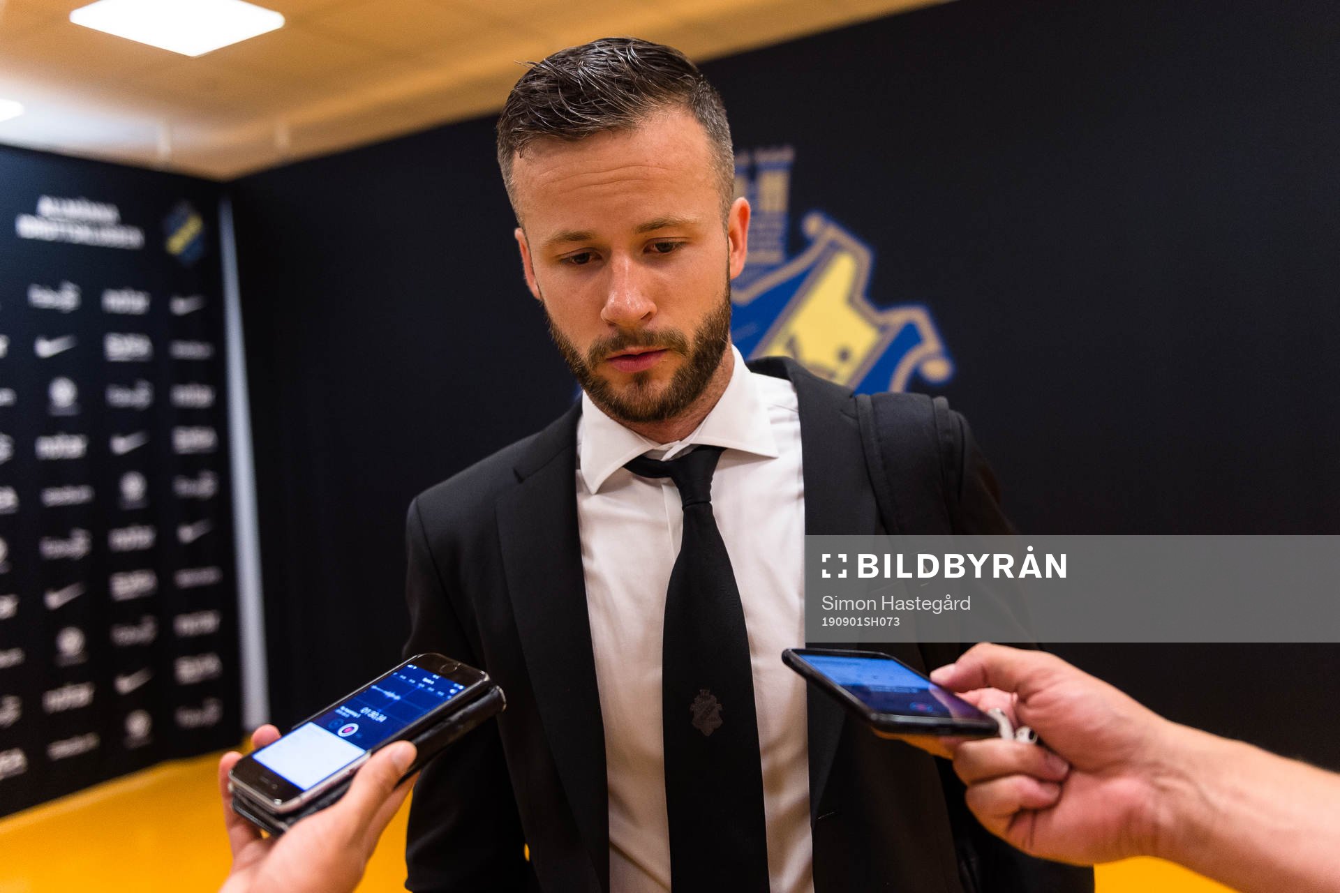 s Robert Lundström i mixade zonen
