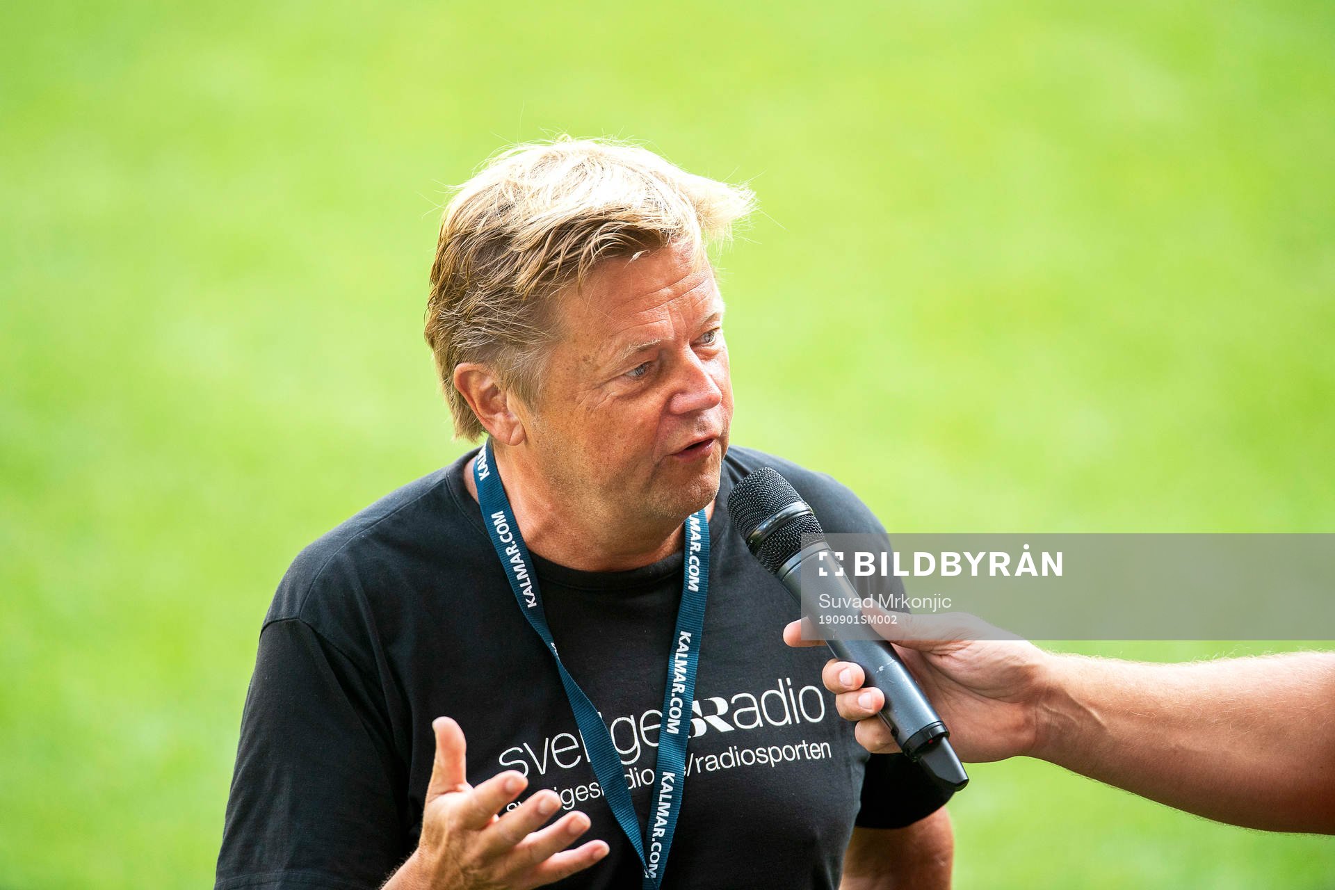 Sveriges Radios sportreporter Jan Rindstig