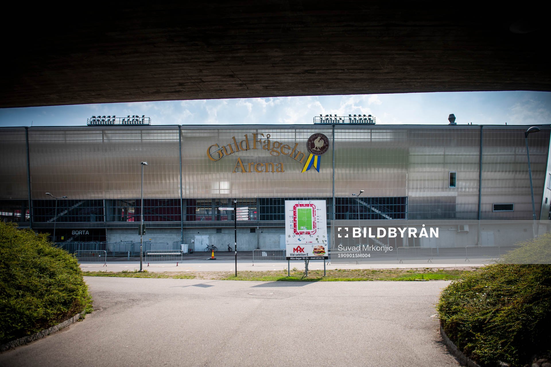 Exteriör av Guldfågeln Arena