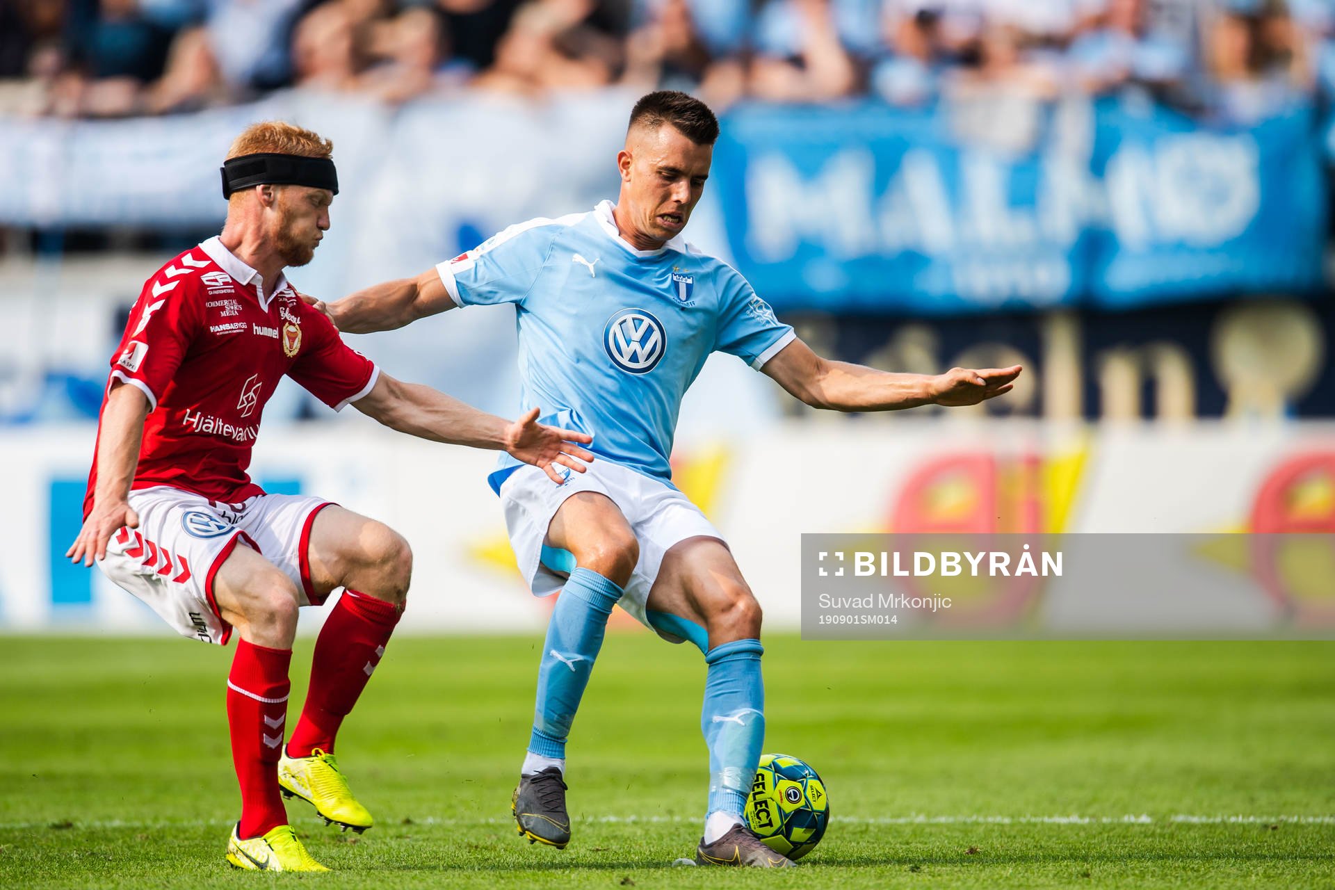 Malmö FFs Jonas Knudsen och Kalmars Nils Fröling