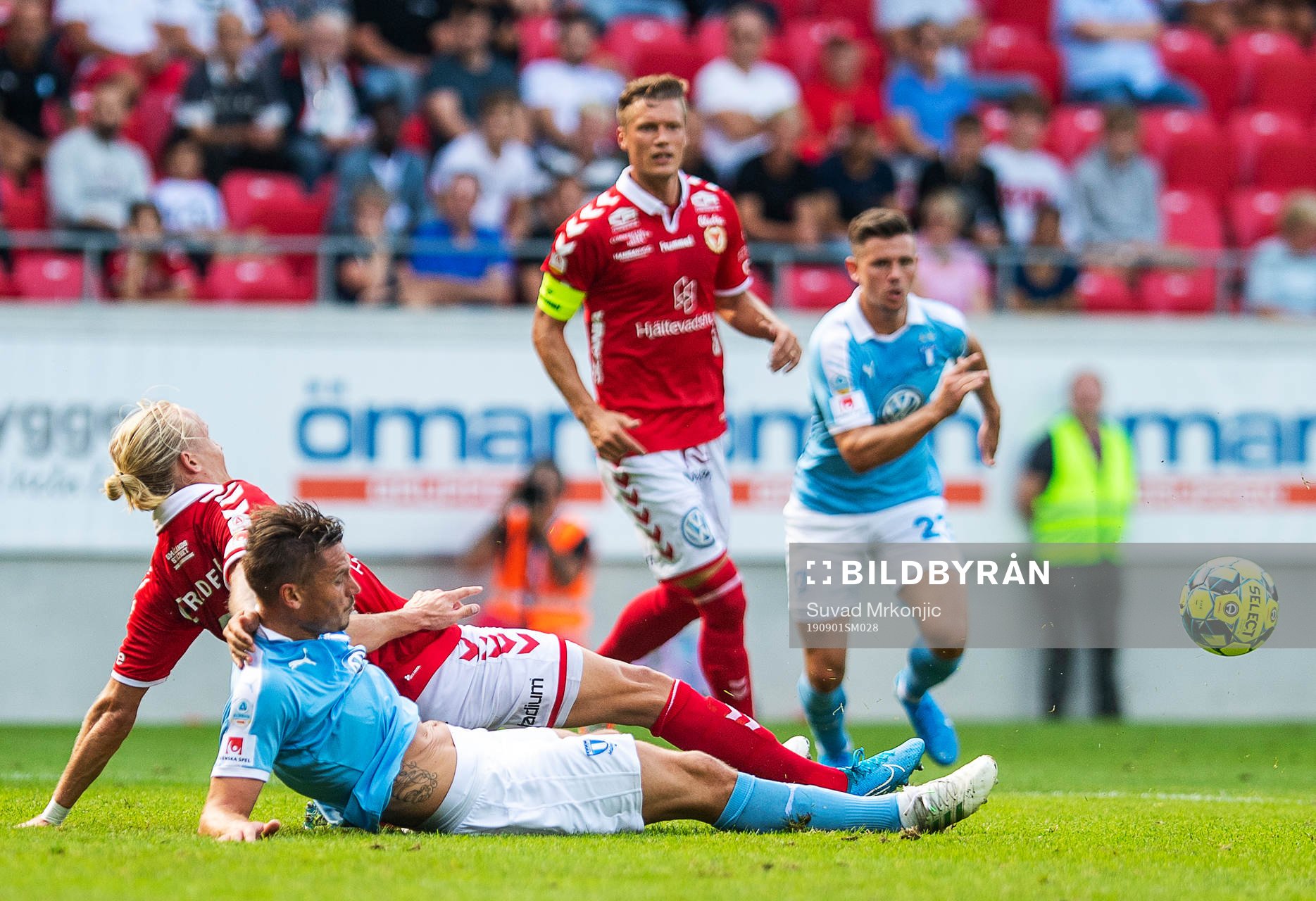 Kalmars Henrik Löfkvist och Malmö FFs Markus Rosenberg