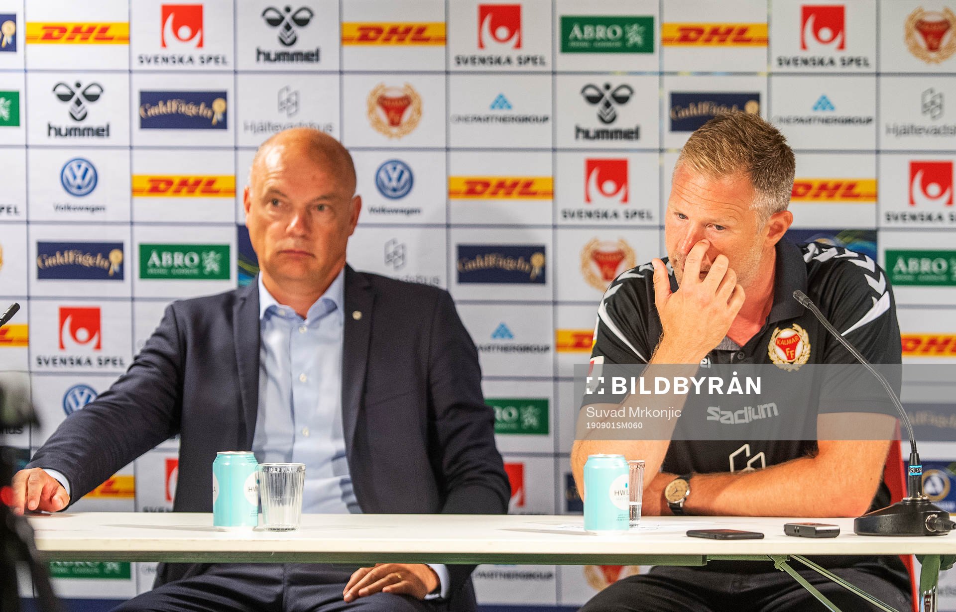Kalmars tränare Magnus Pehrsson och Malmö FFs tränare