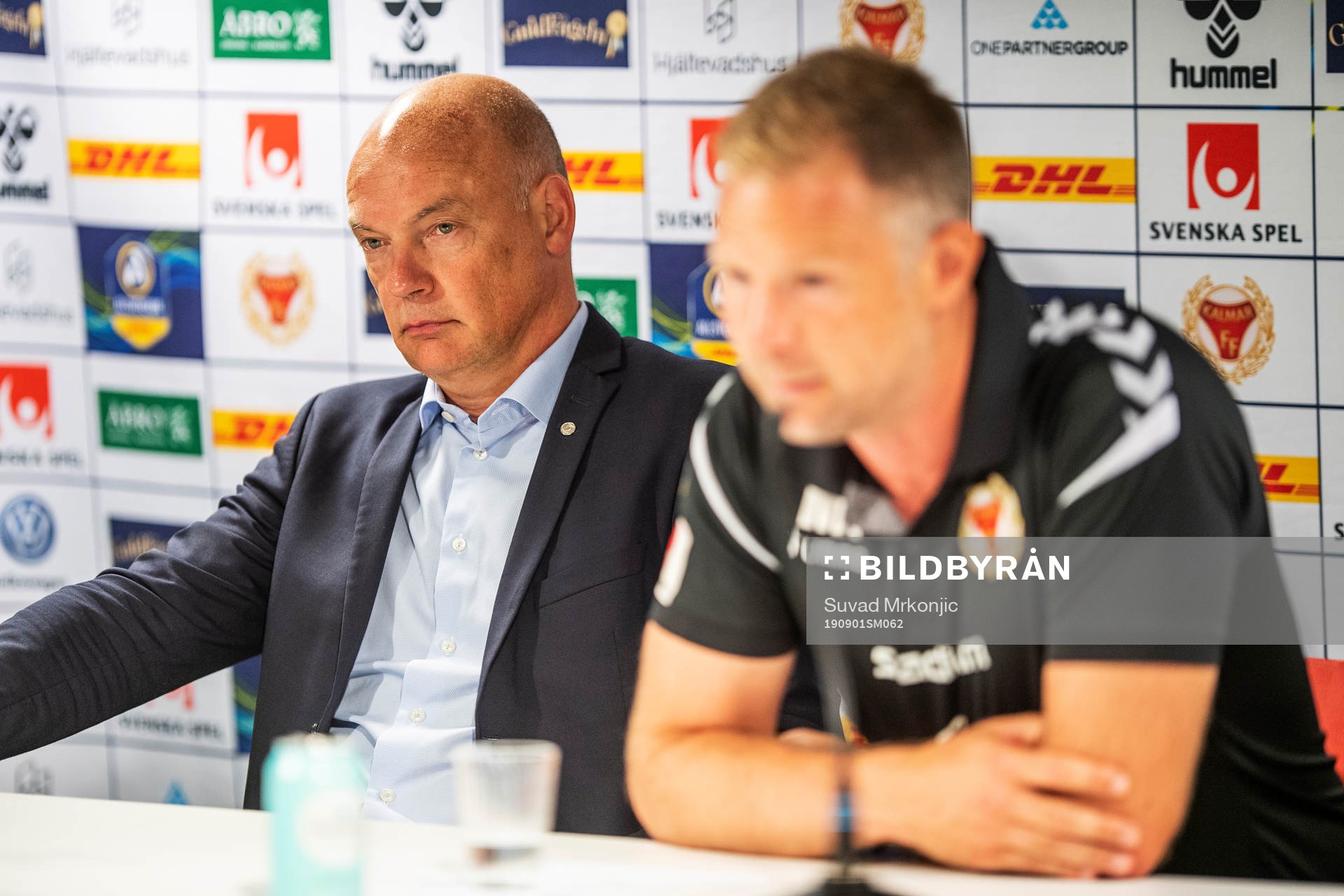 Kalmars tränare Magnus Pehrsson och Malmö FFs tränare