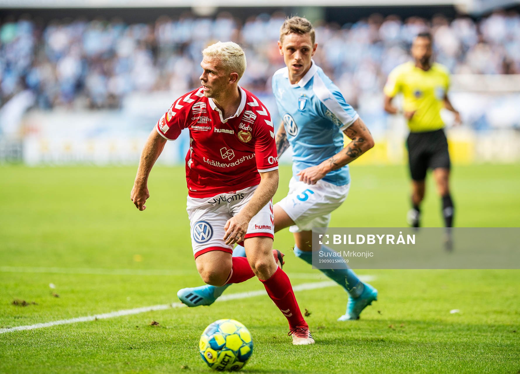 Kalmars Jesper Manns och Malmö FFs Sören Rieks