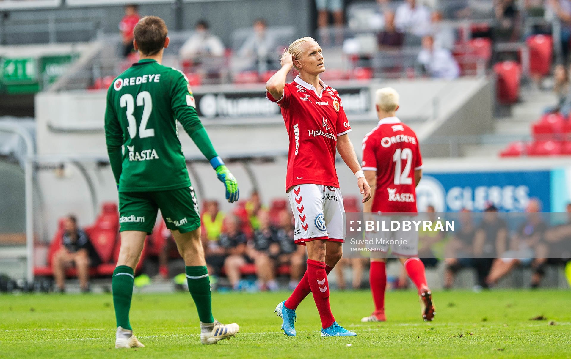 Kalmars målvakt Lucas Hägg-Johansson, Henrik Löfkvist