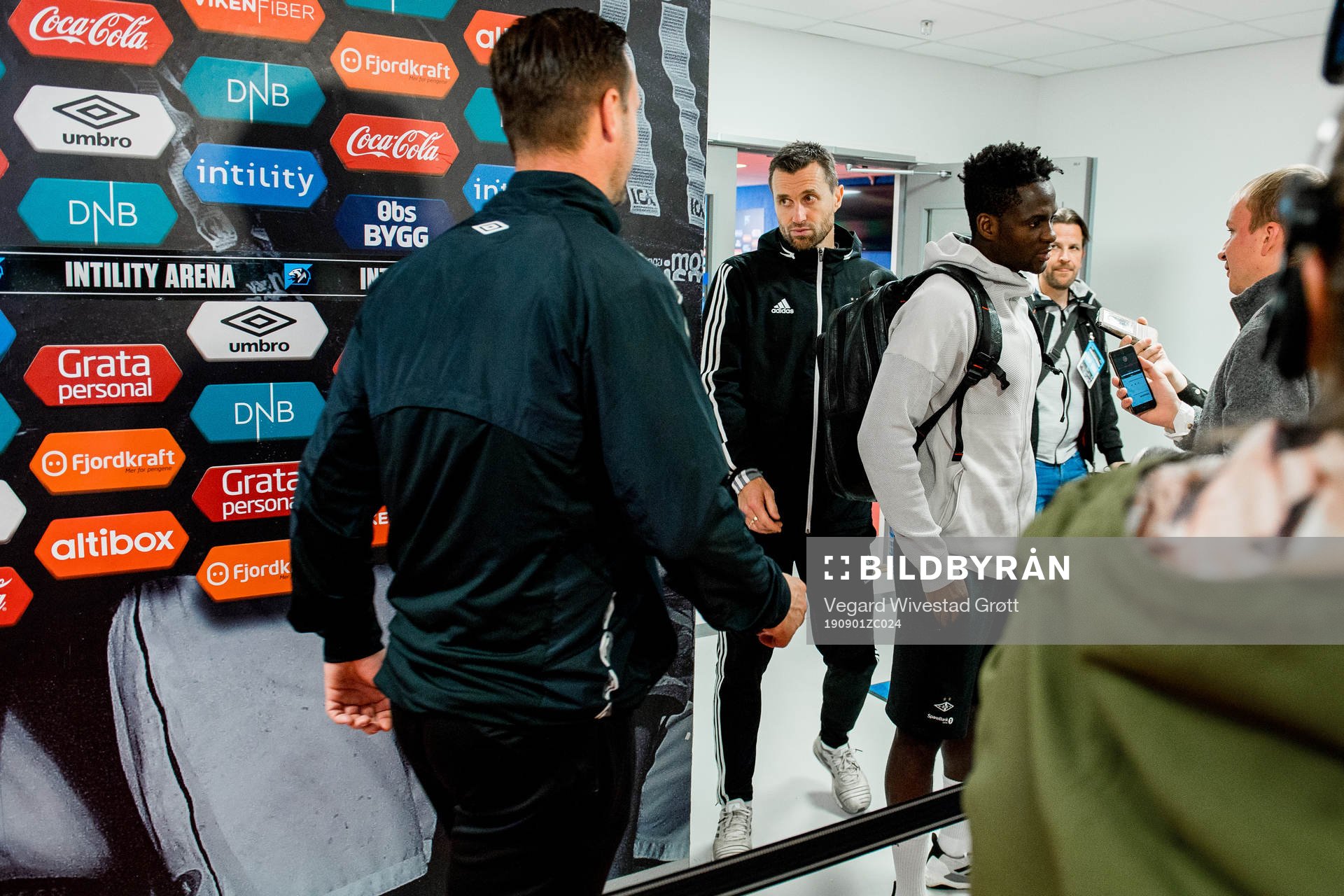 Ronny Deila, head coach of Vålerenga, Eirik Horneland,