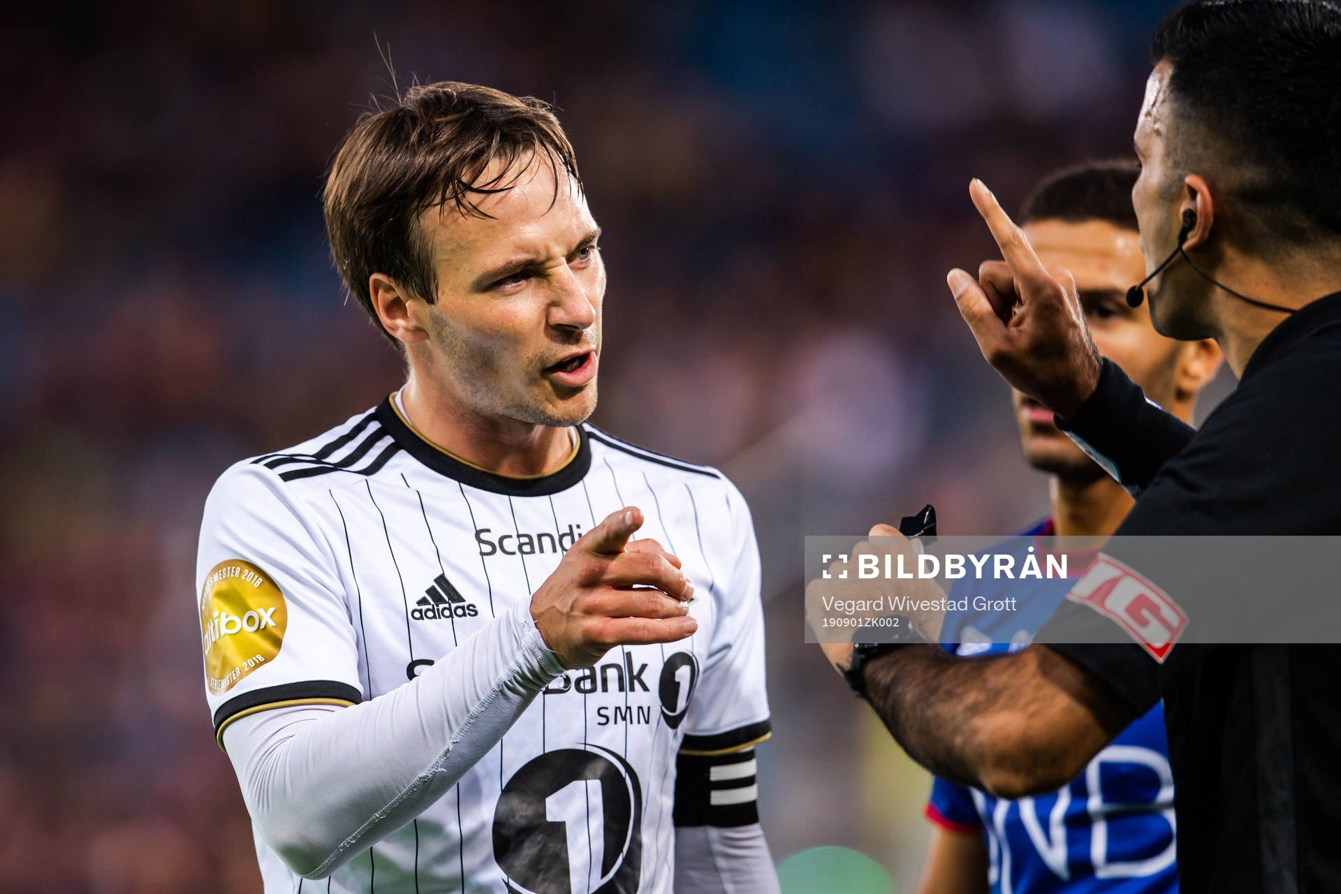 Mike Jensen of Rosenborg in a conversation with Rohit