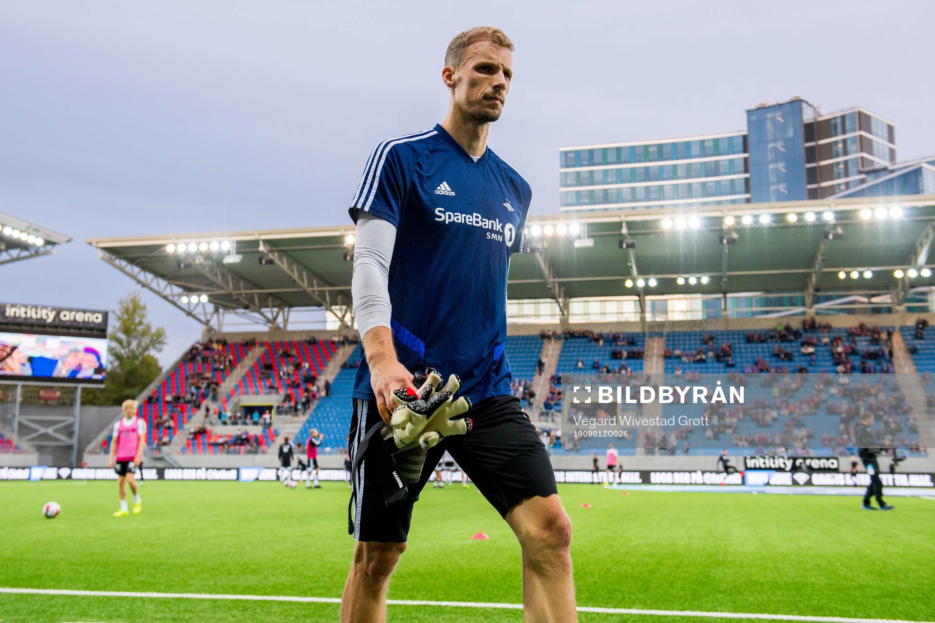 Goalkeeper André Hansen of Rosenborg