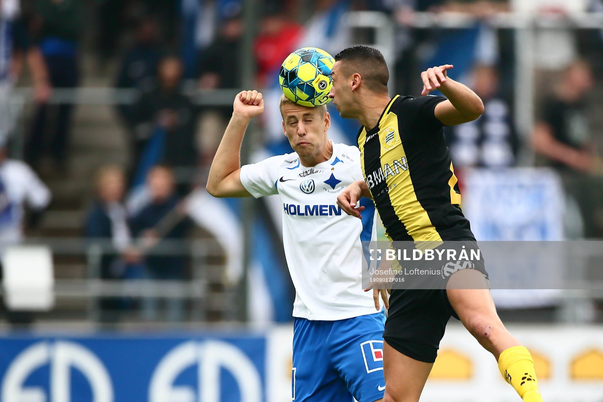 IFK Norrköpings Filip Dagerstål och Hammarbys Nikola