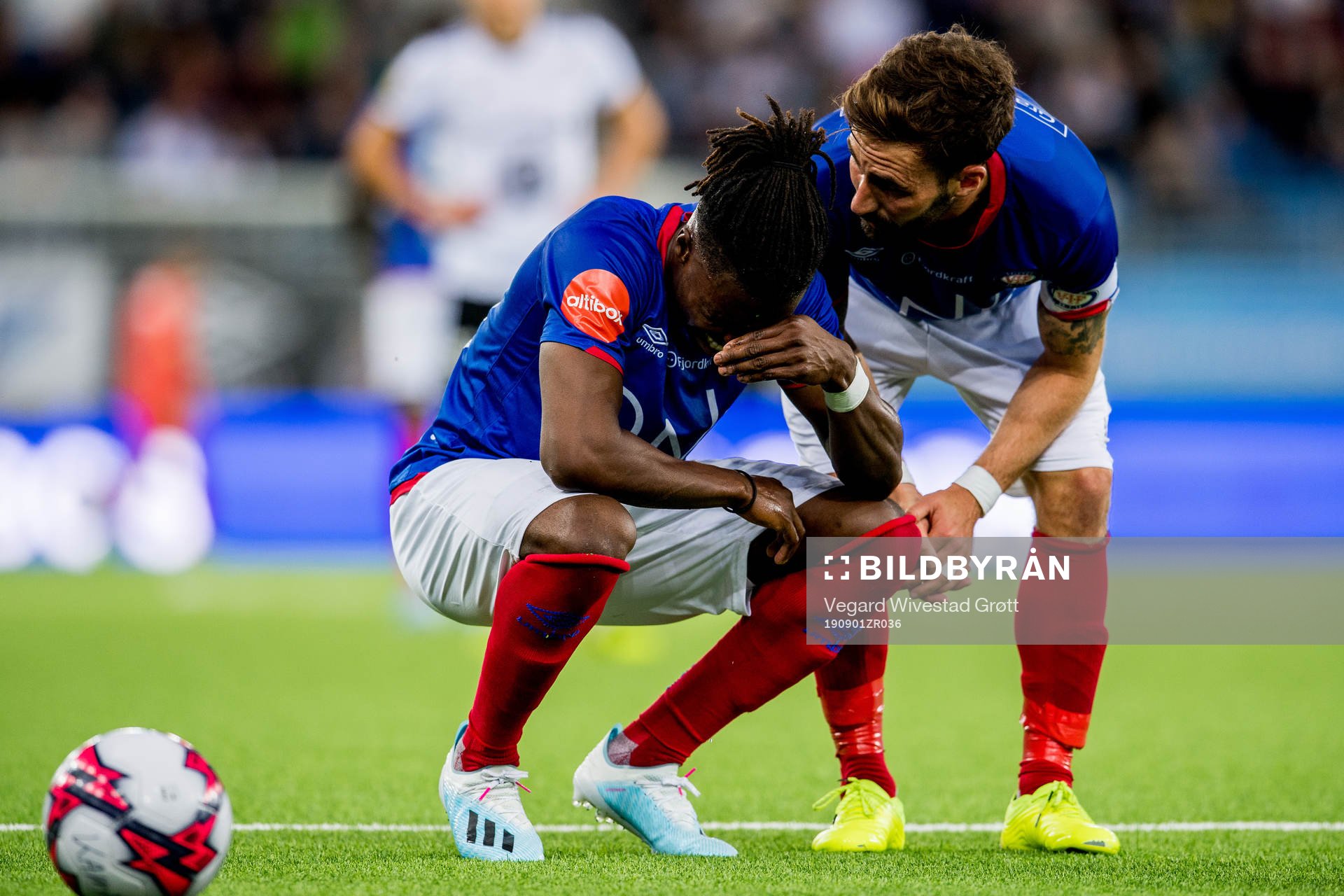 Sam Adekugbe and Magnus Lekven of Vålerenga