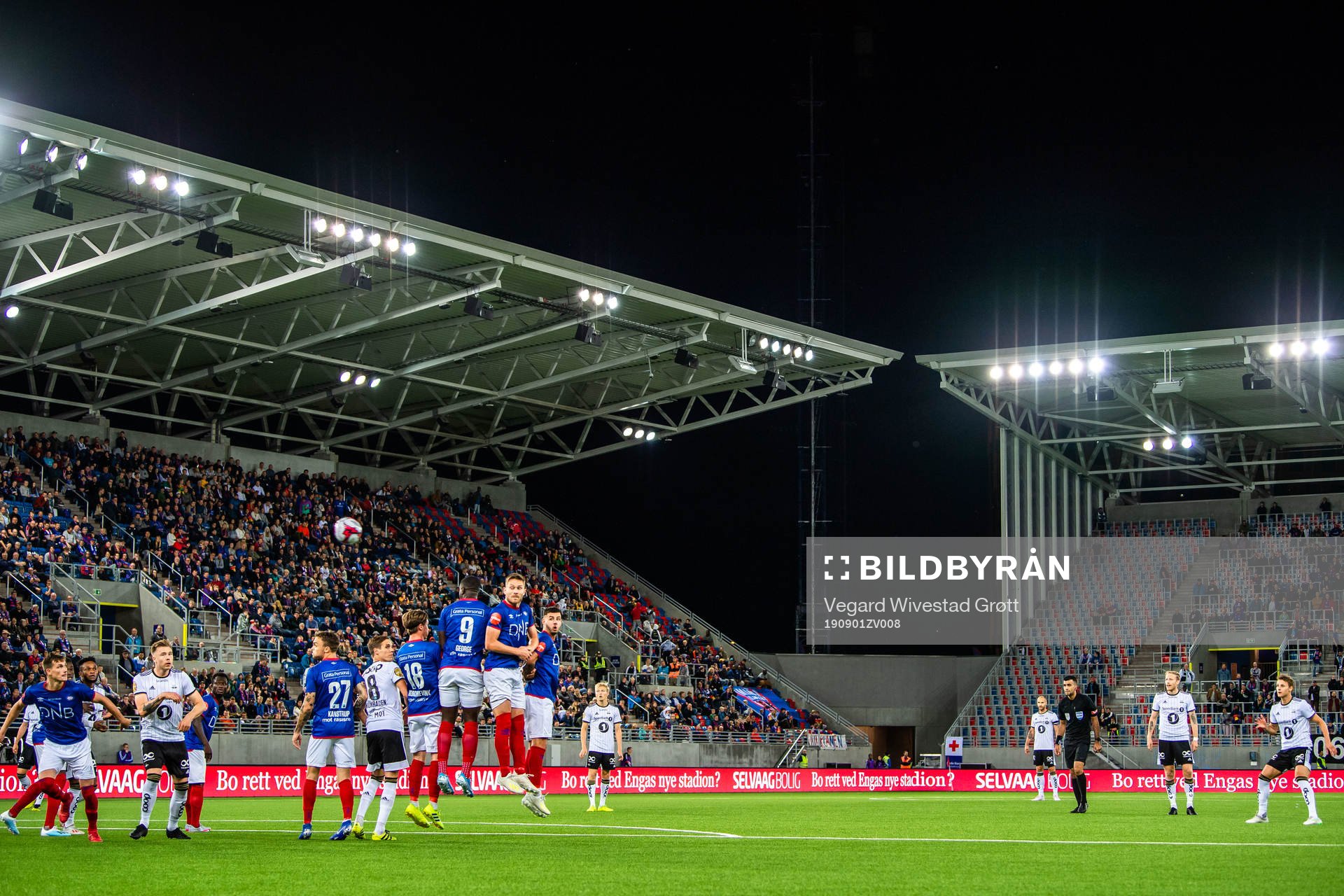 Vegar Eggen Hedenstad of Rosenborg scores 0-1 with a