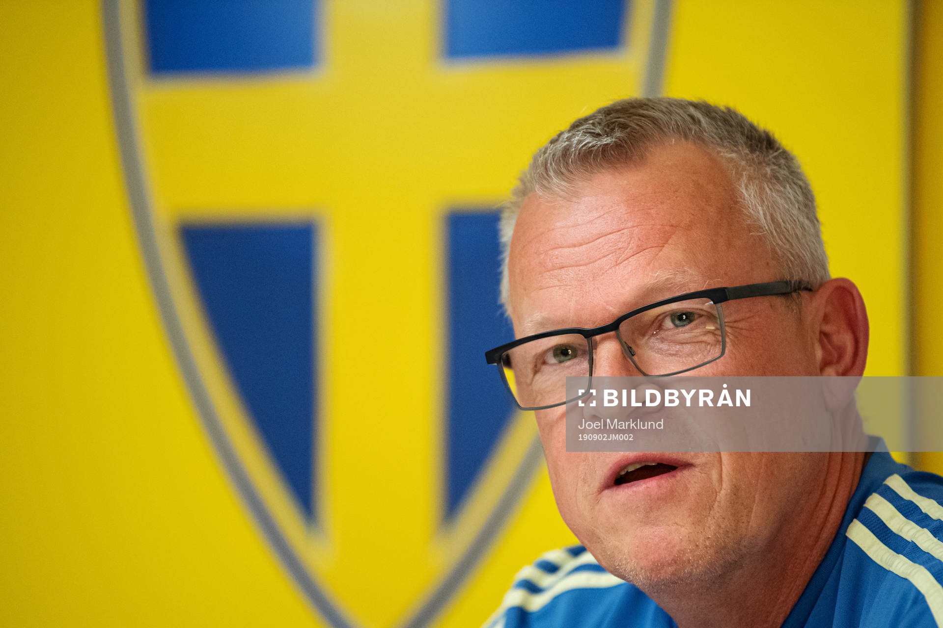 Janne Andersson, head coach of the Swedish national