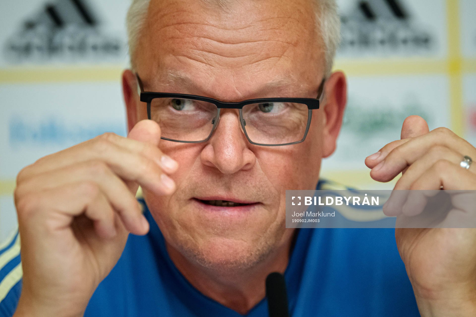 Janne Andersson, head coach of the Swedish national