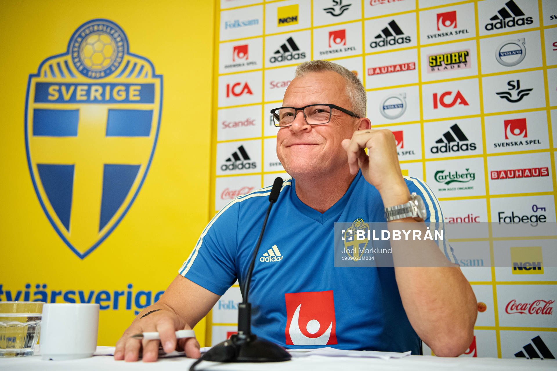 Janne Andersson, head coach of the Swedish national