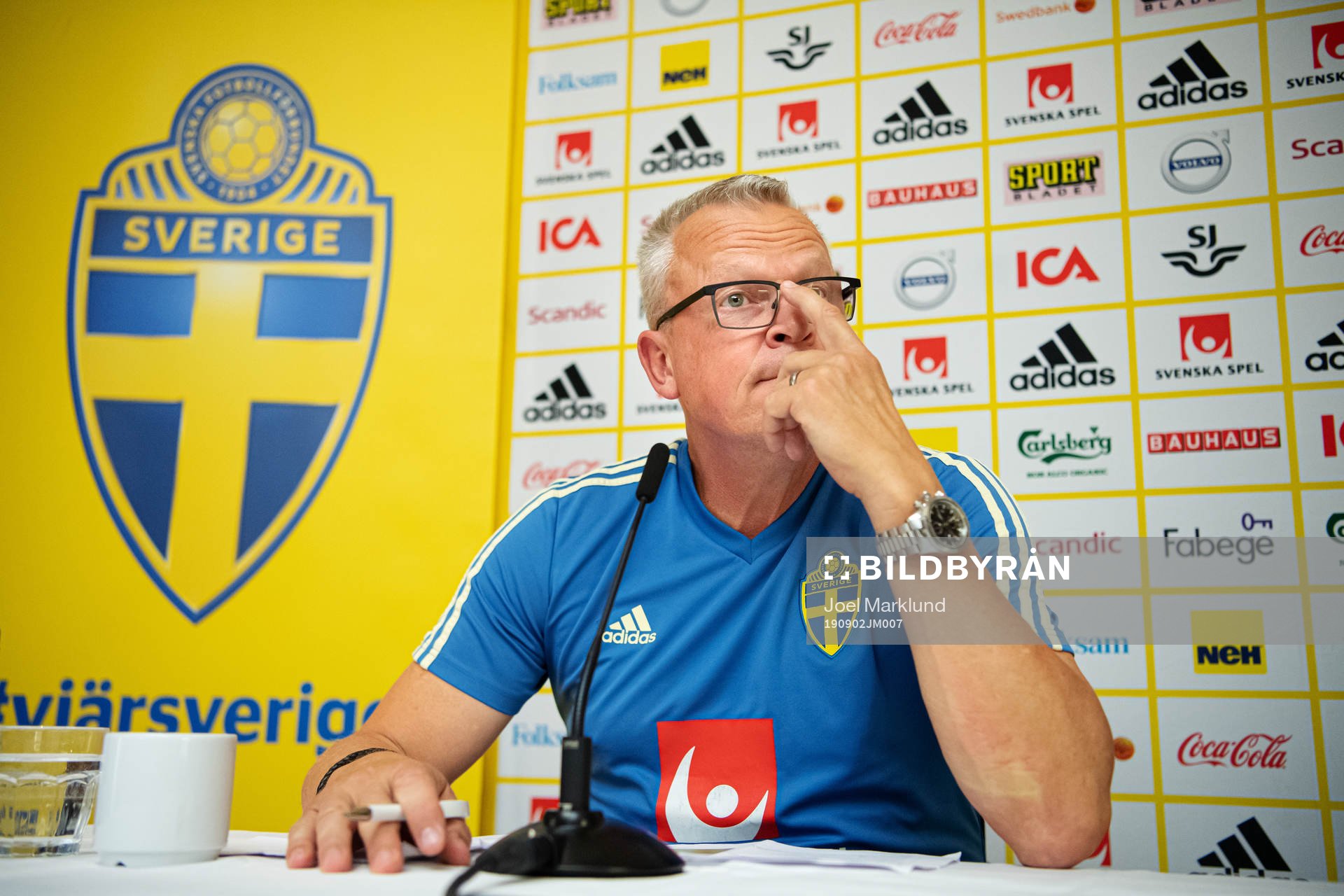 Janne Andersson, head coach of the Swedish national
