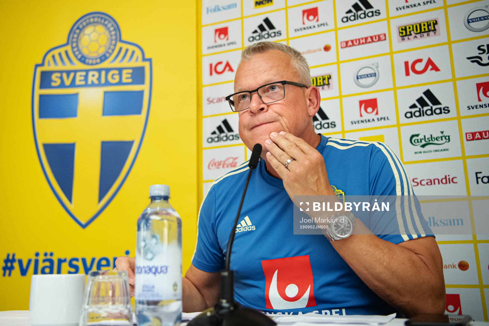 Janne Andersson, head coach of the Swedish national